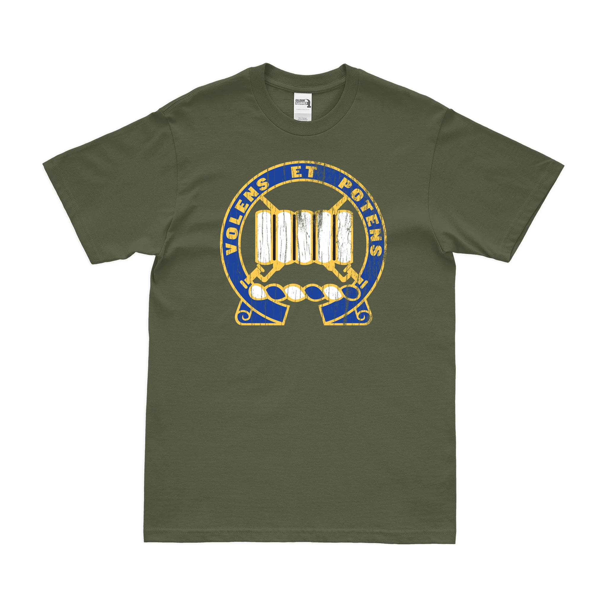 U.S. Army 7th Infantry Regiment Unit Logo Emblem T-Shirt - Image 4