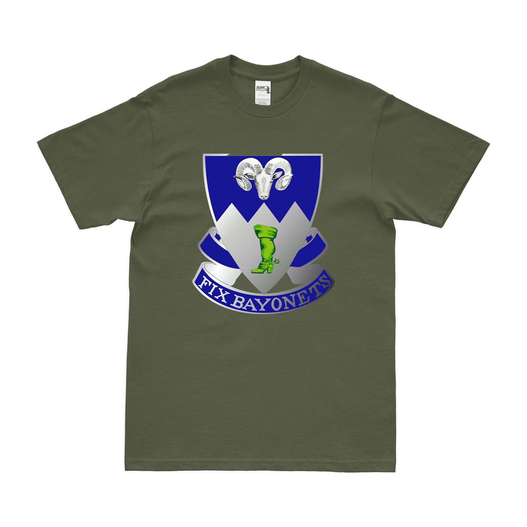 U.S. Army 85th Infantry Regiment Unit Logo Emblem T-Shirt - Image 2