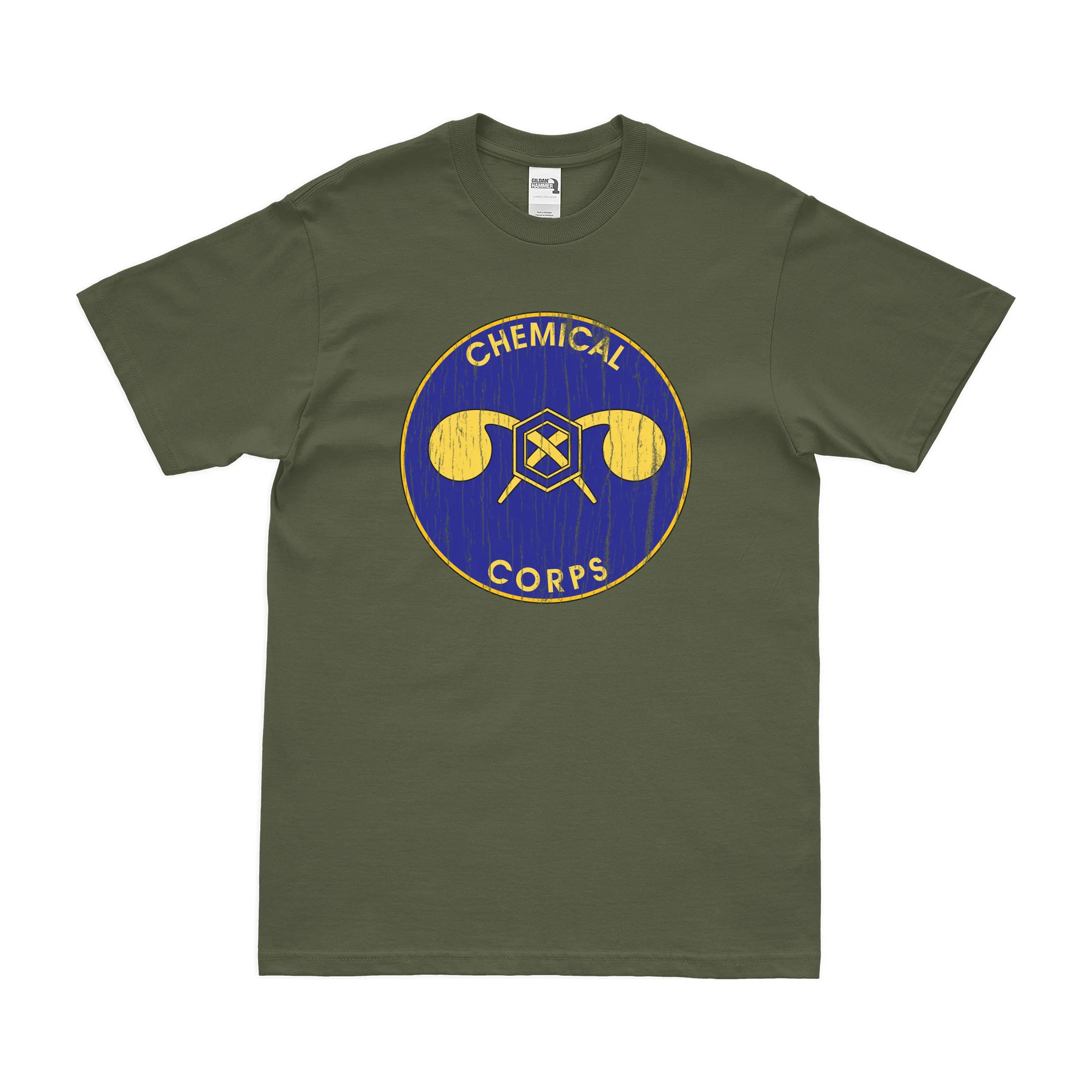 U.S. Army Chemical Corps Branch Plaque T-Shirt - Image 4