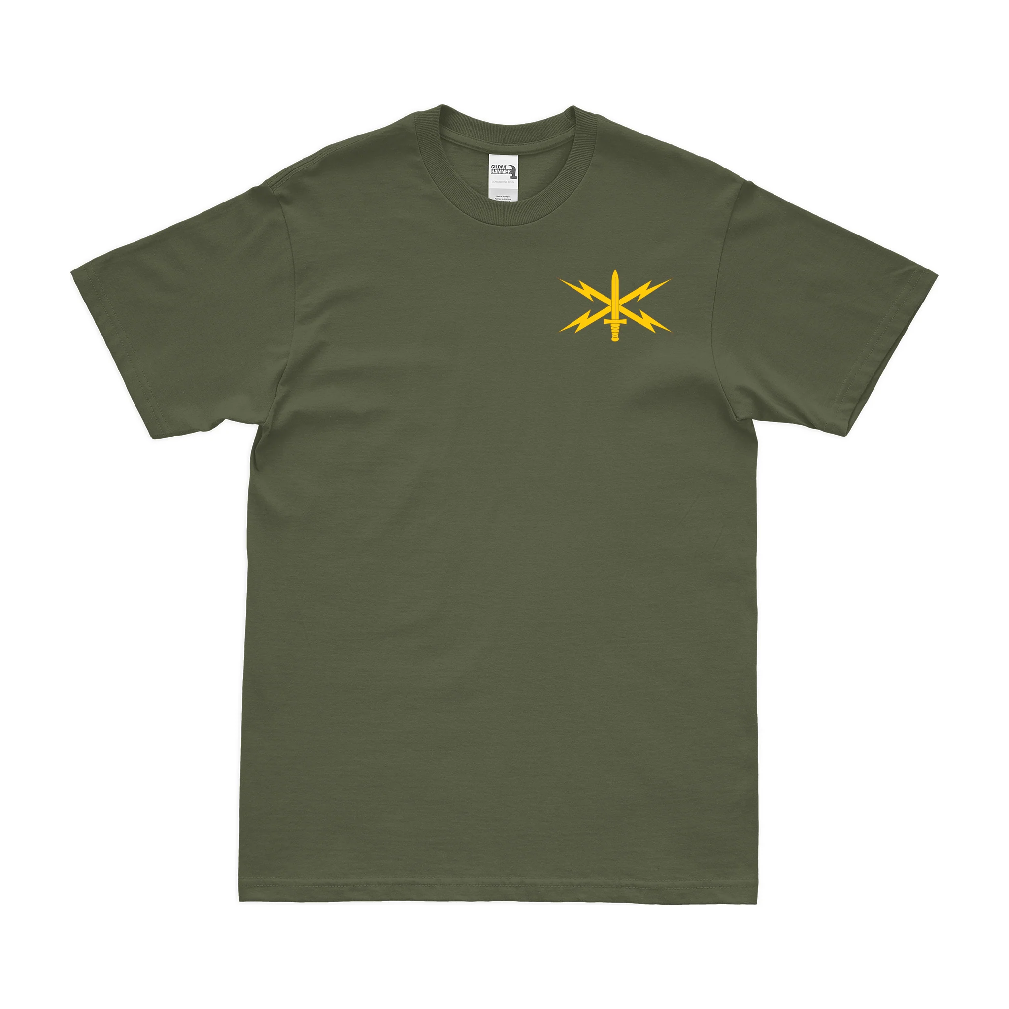 U.S. Army Cyber Corps Left Chest Insignia T-Shirt - Image 2