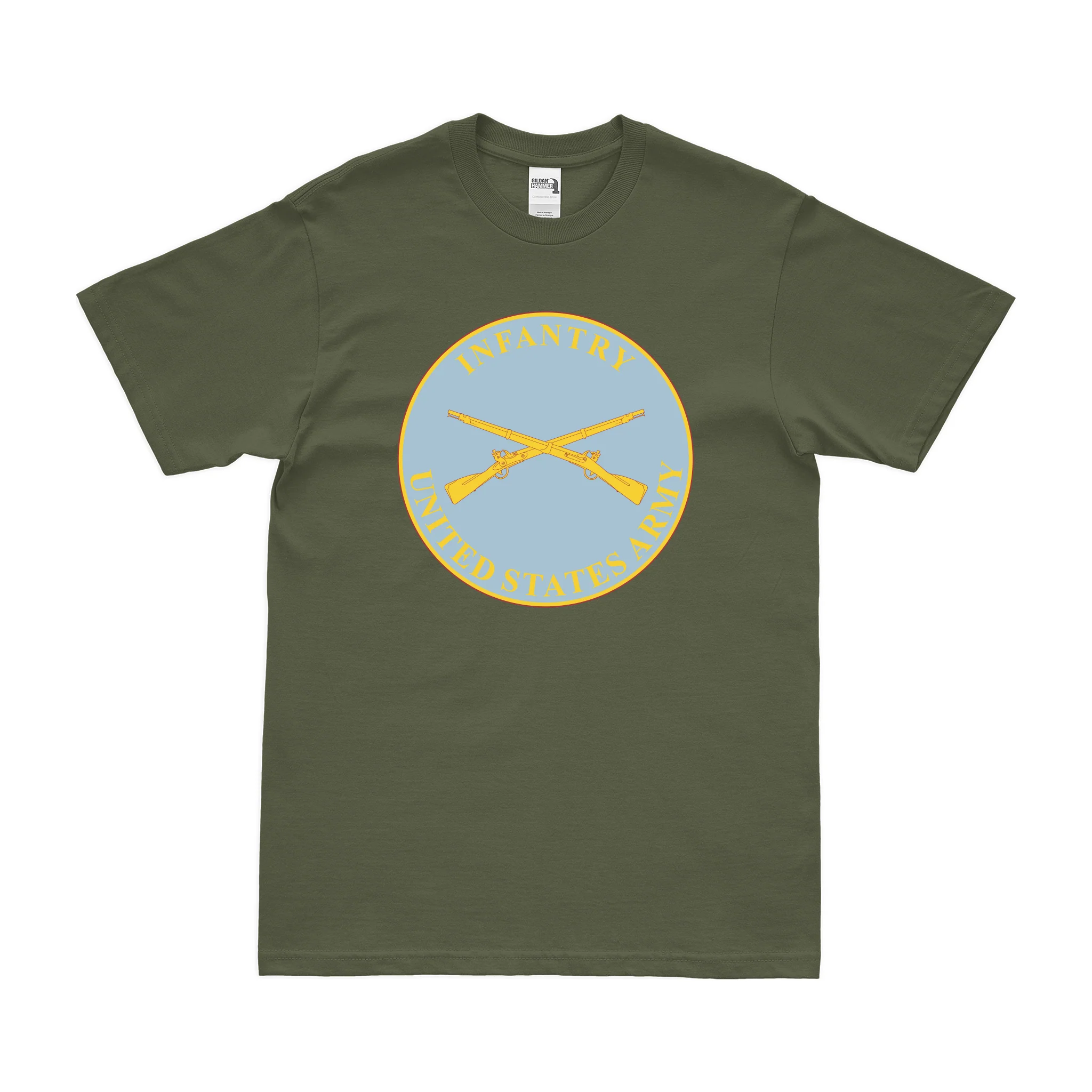 U.S. Army Infantry Branch Plaque Emblem T-Shirt - Image 2