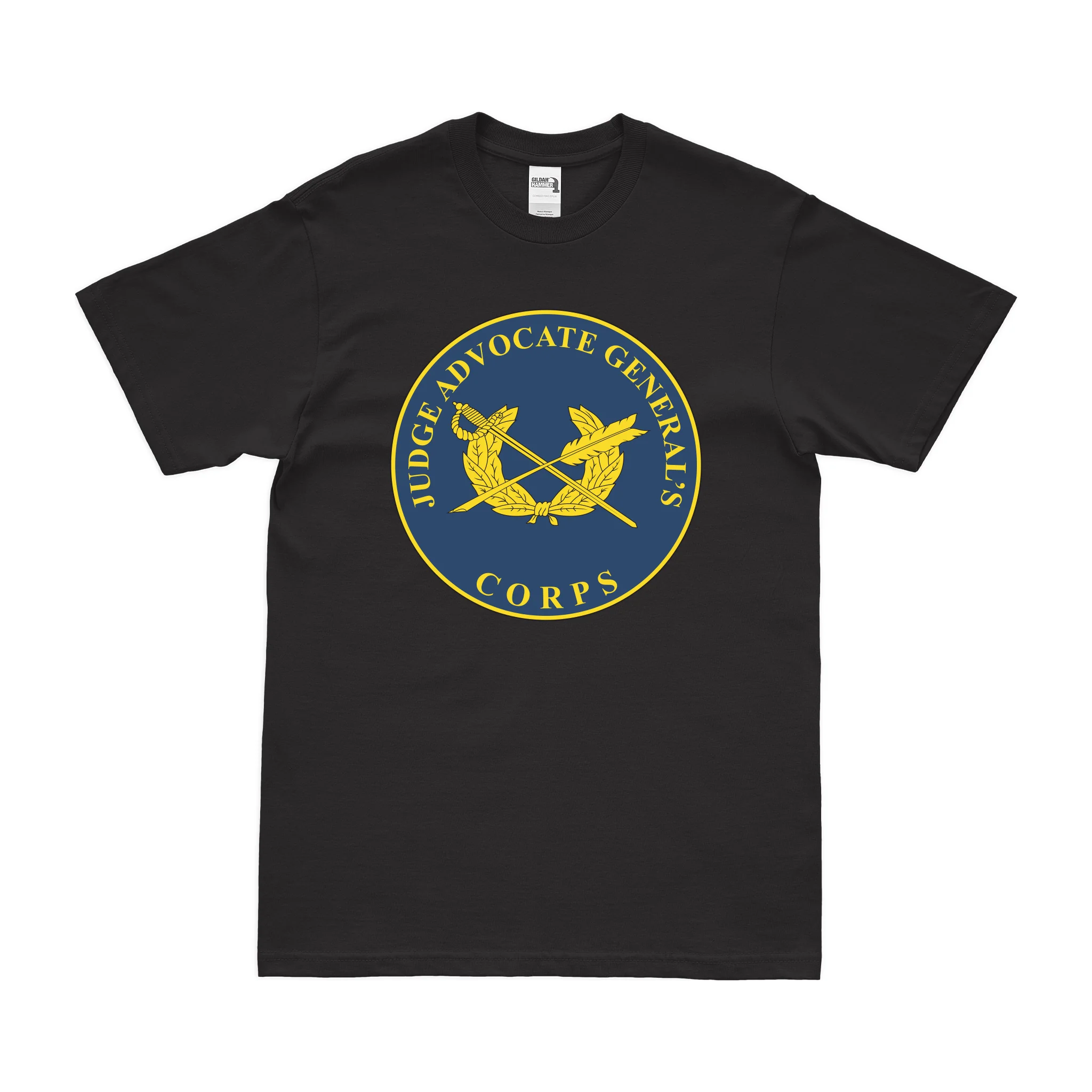 U.S. Army JAG Corps Branch Plaque T-Shirt