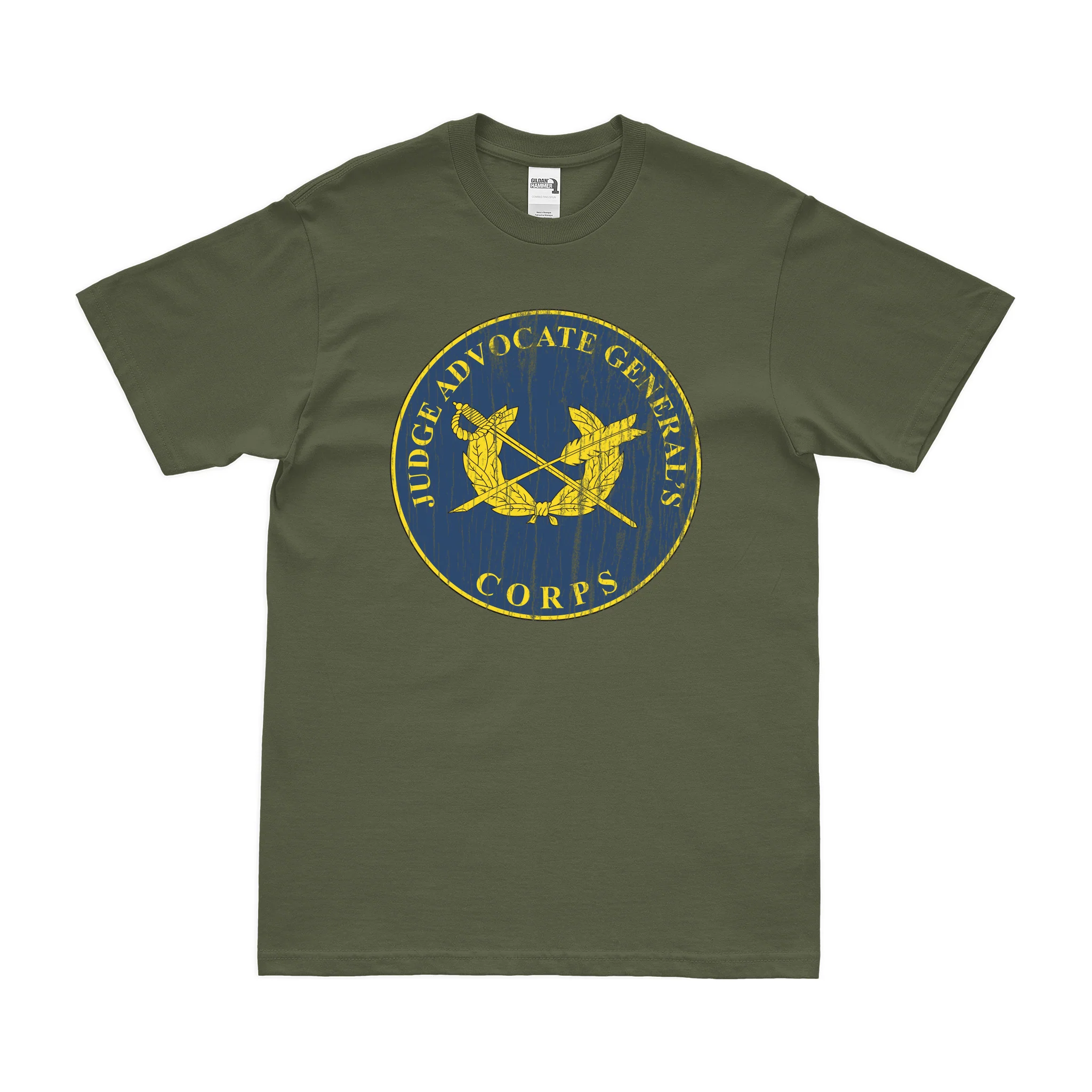 U.S. Army JAG Corps Branch Plaque T-Shirt - Image 4
