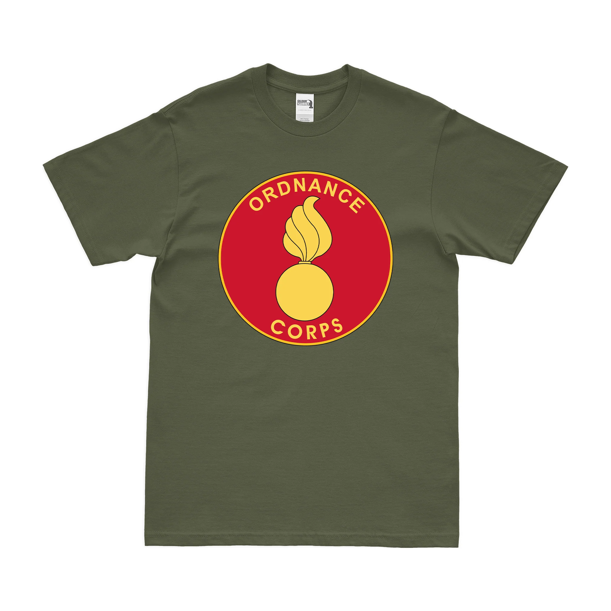U.S. Army Ordnance Corps Branch Plaque T-Shirt - Image 2