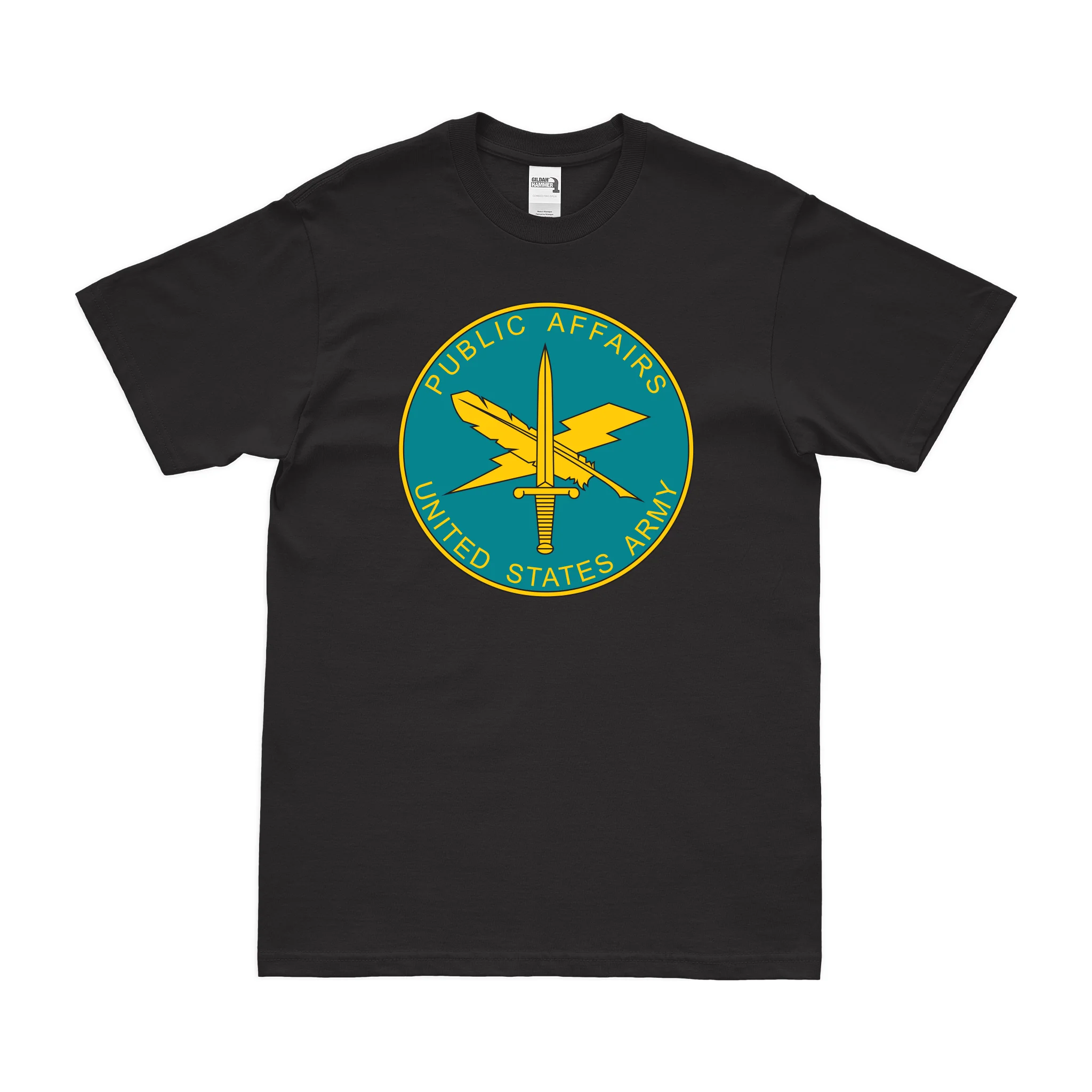 U.S. Army Public Affairs Branch Plaque T-Shirt
