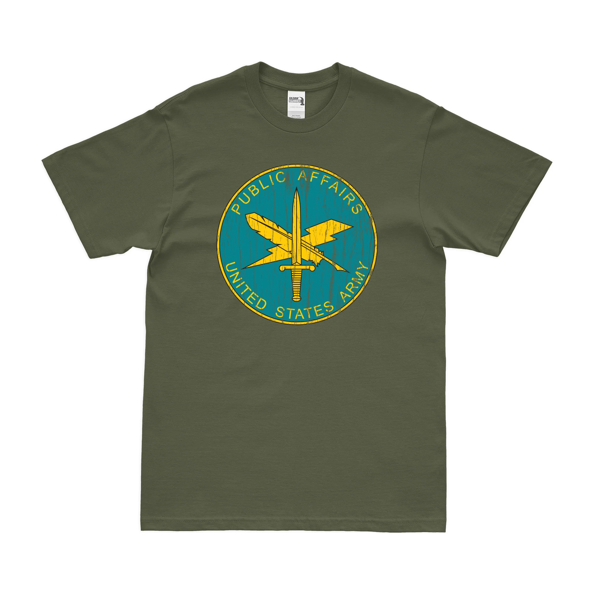 U.S. Army Public Affairs Branch Plaque T-Shirt - Image 4