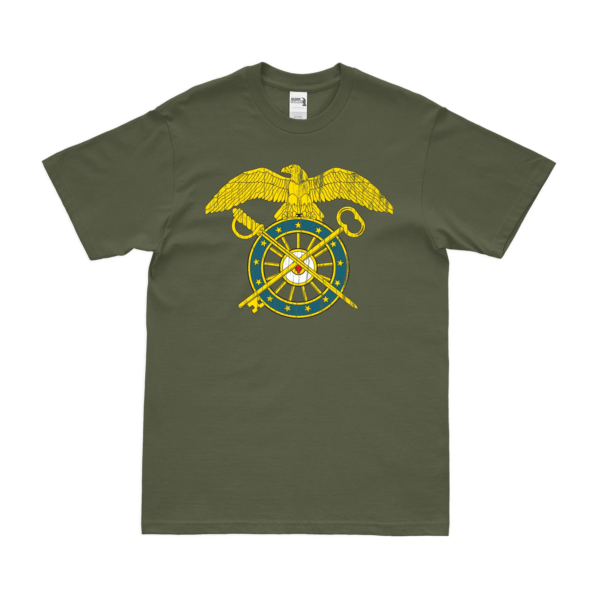 U.S. Army Quartermaster Corps Branch Emblem T-Shirt - Image 4