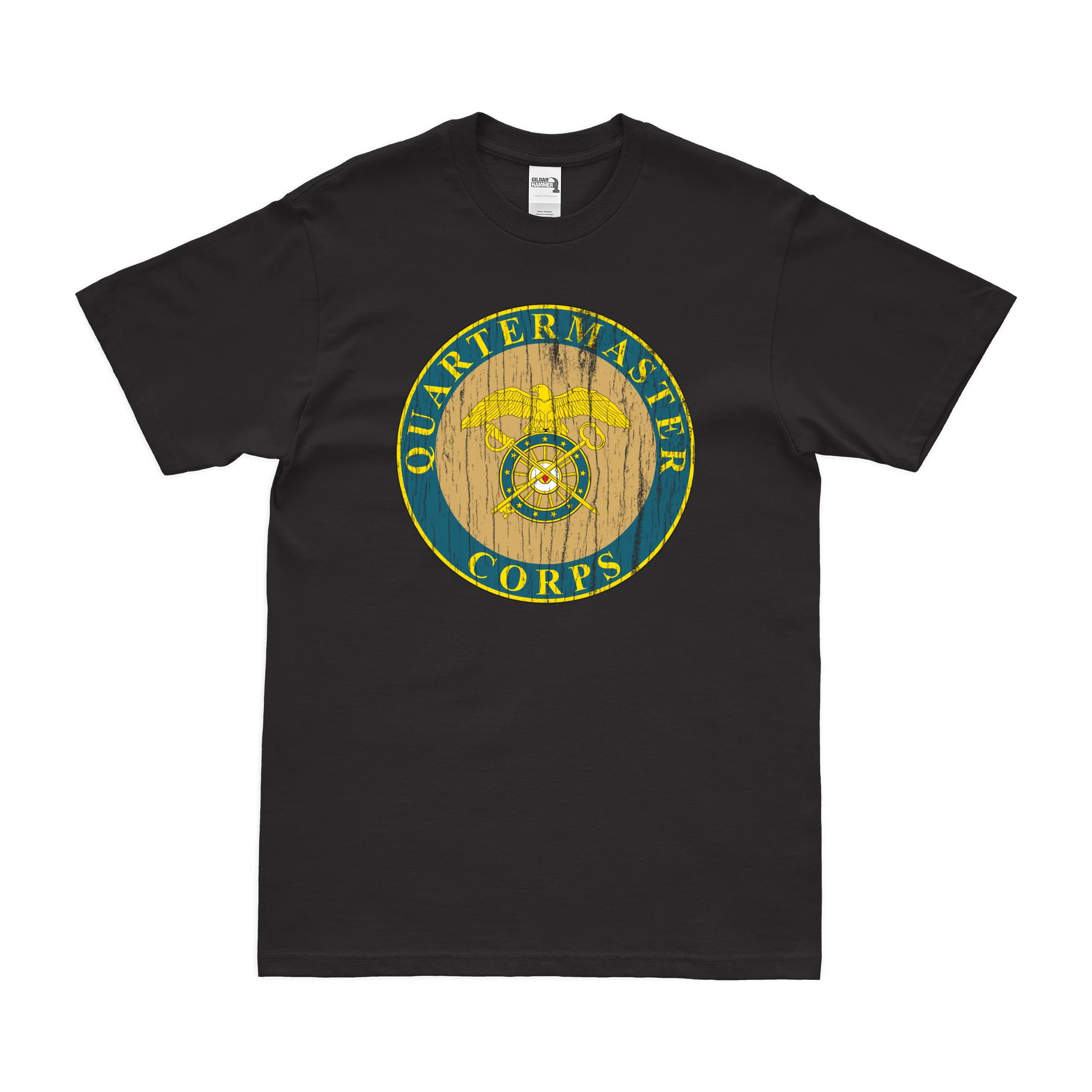 U.S. Army Quartermaster Corps Branch Plaque T-Shirt - Image 3