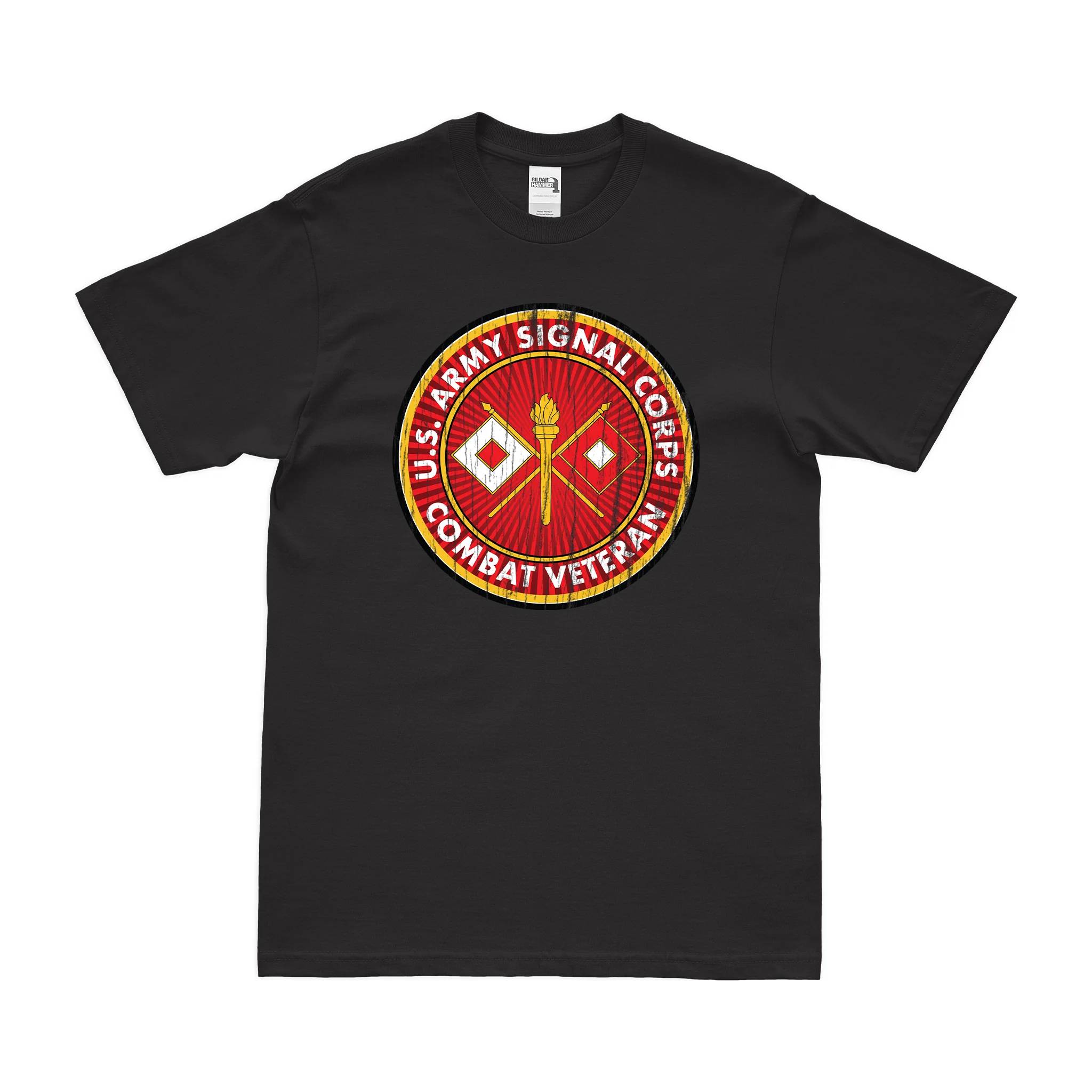 U.S. Army Signal Corps Combat Veteran T-Shirt - Image 3