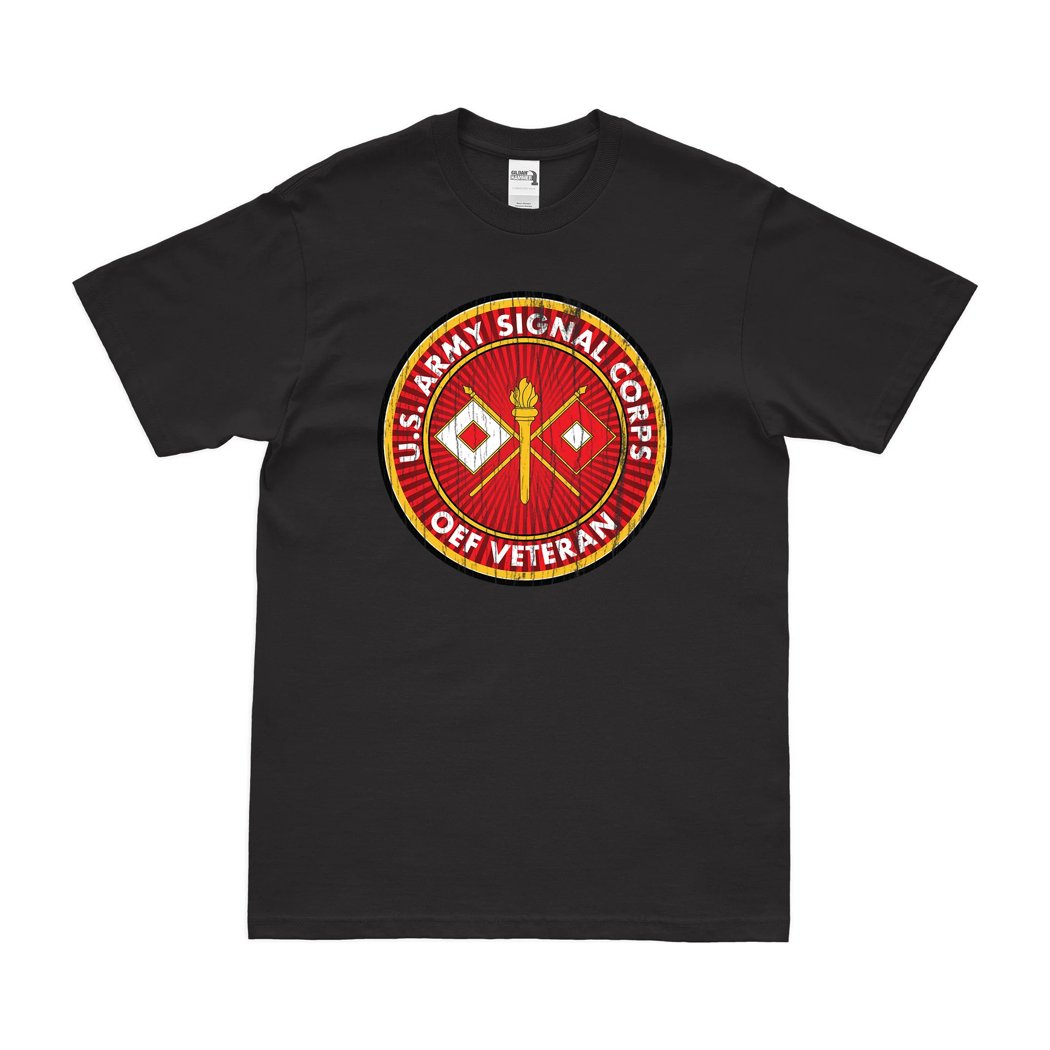 U.S. Army Signal Corps OEF Veteran T-Shirt - Image 3