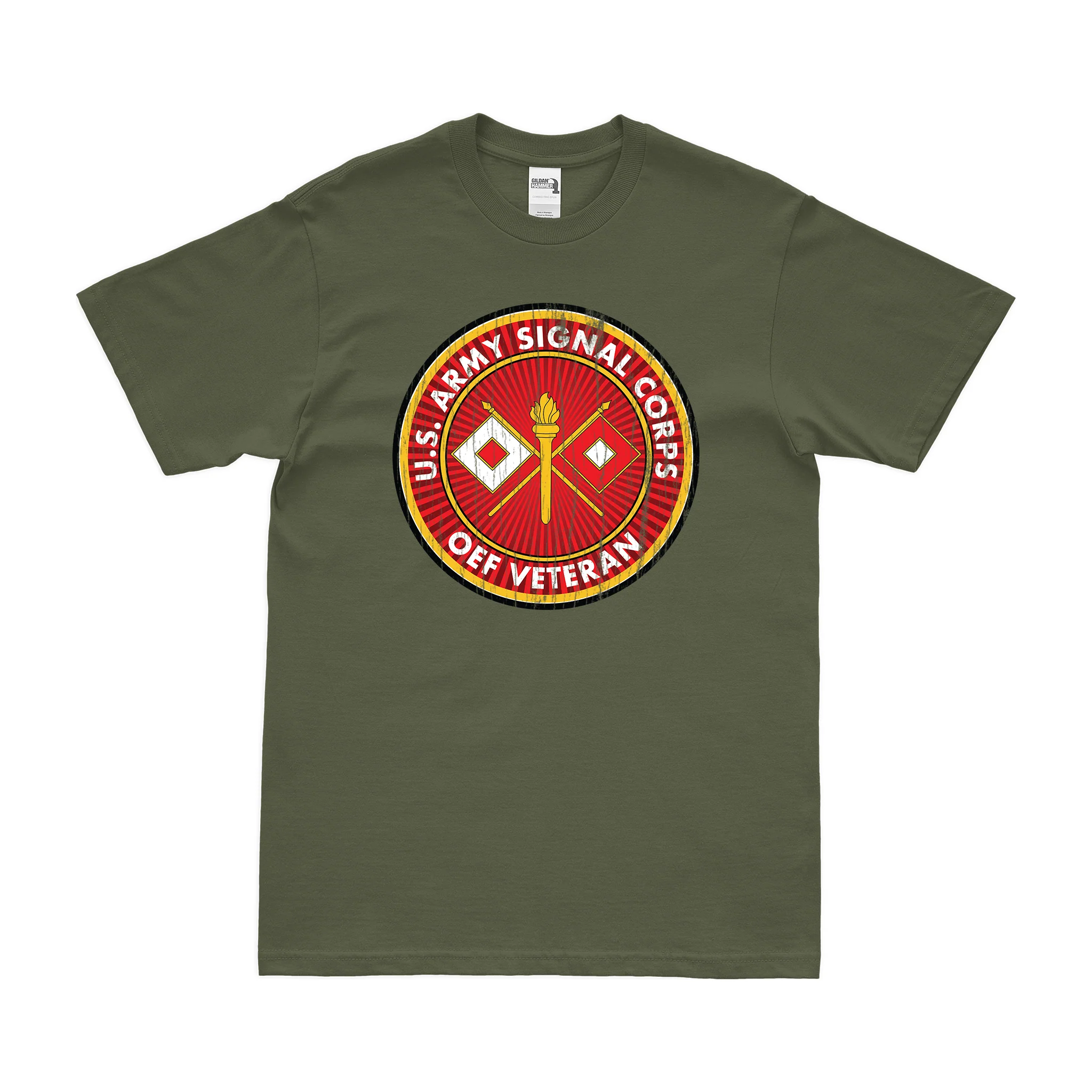 U.S. Army Signal Corps OEF Veteran T-Shirt - Image 4