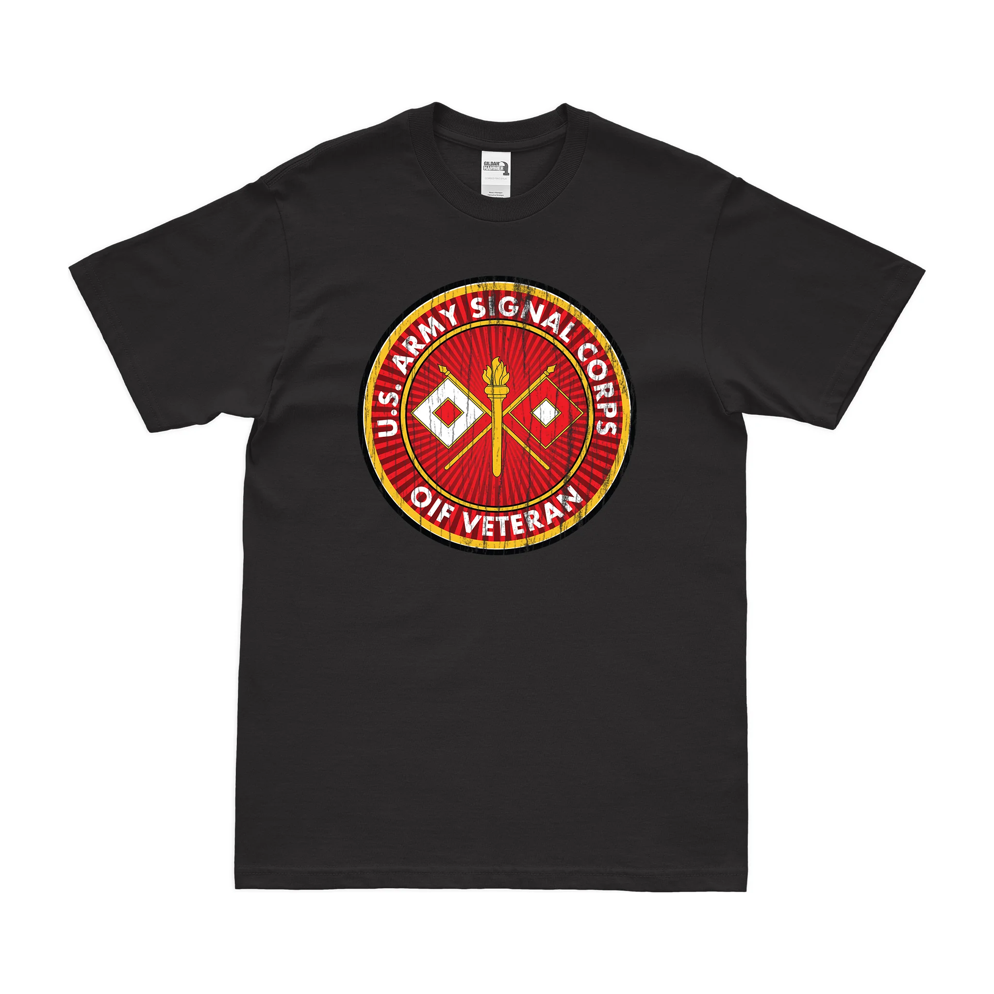 U.S. Army Signal Corps OIF Veteran T-Shirt - Image 3