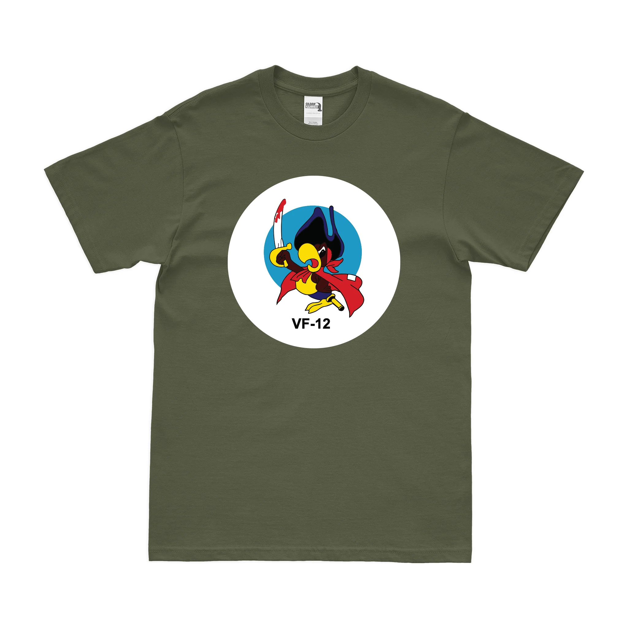 U.S. Navy Fighter Squadron 12 (VF-12) T-Shirt - Image 2
