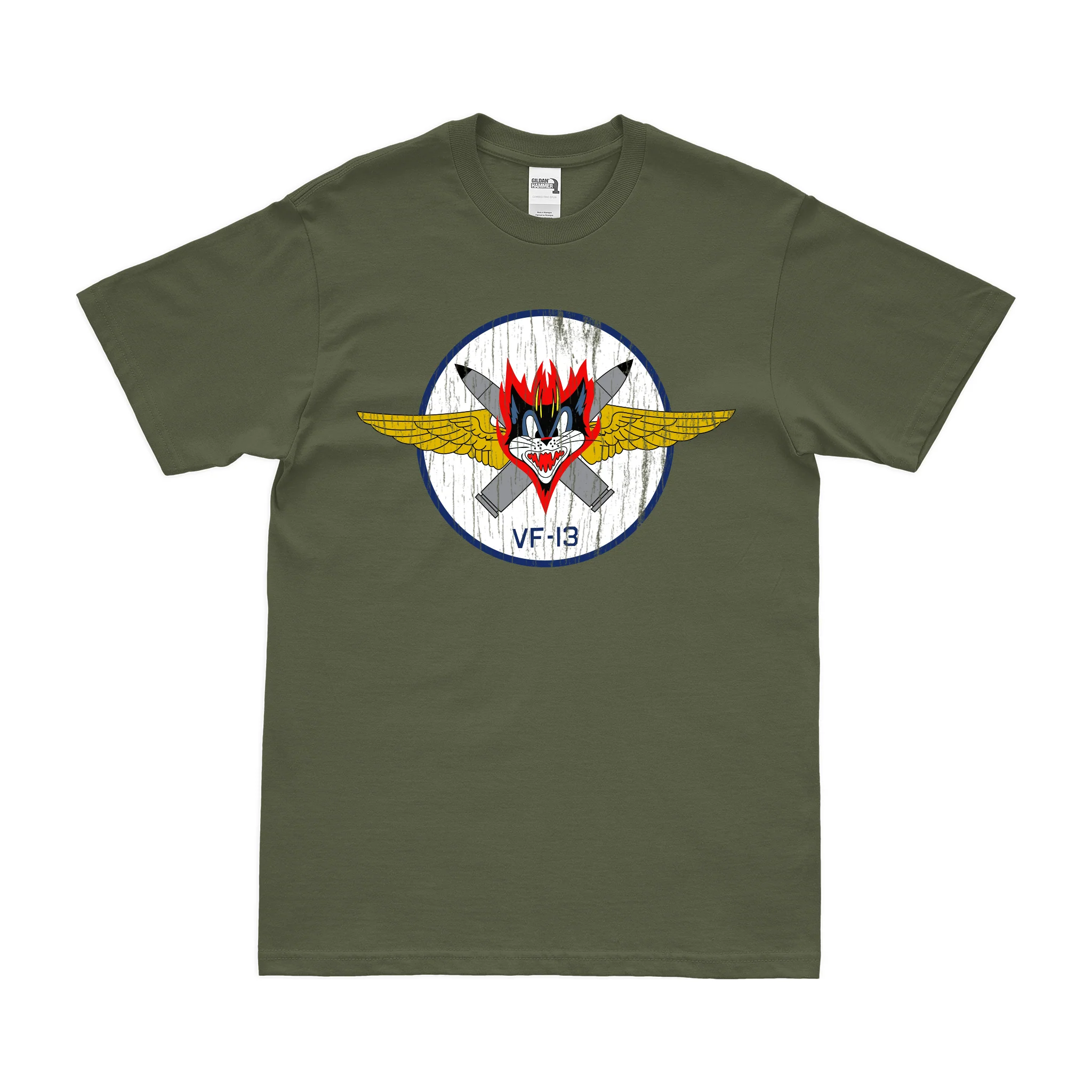 U.S. Navy Fighter Squadron 13 (VF-13) T-Shirt - Image 4