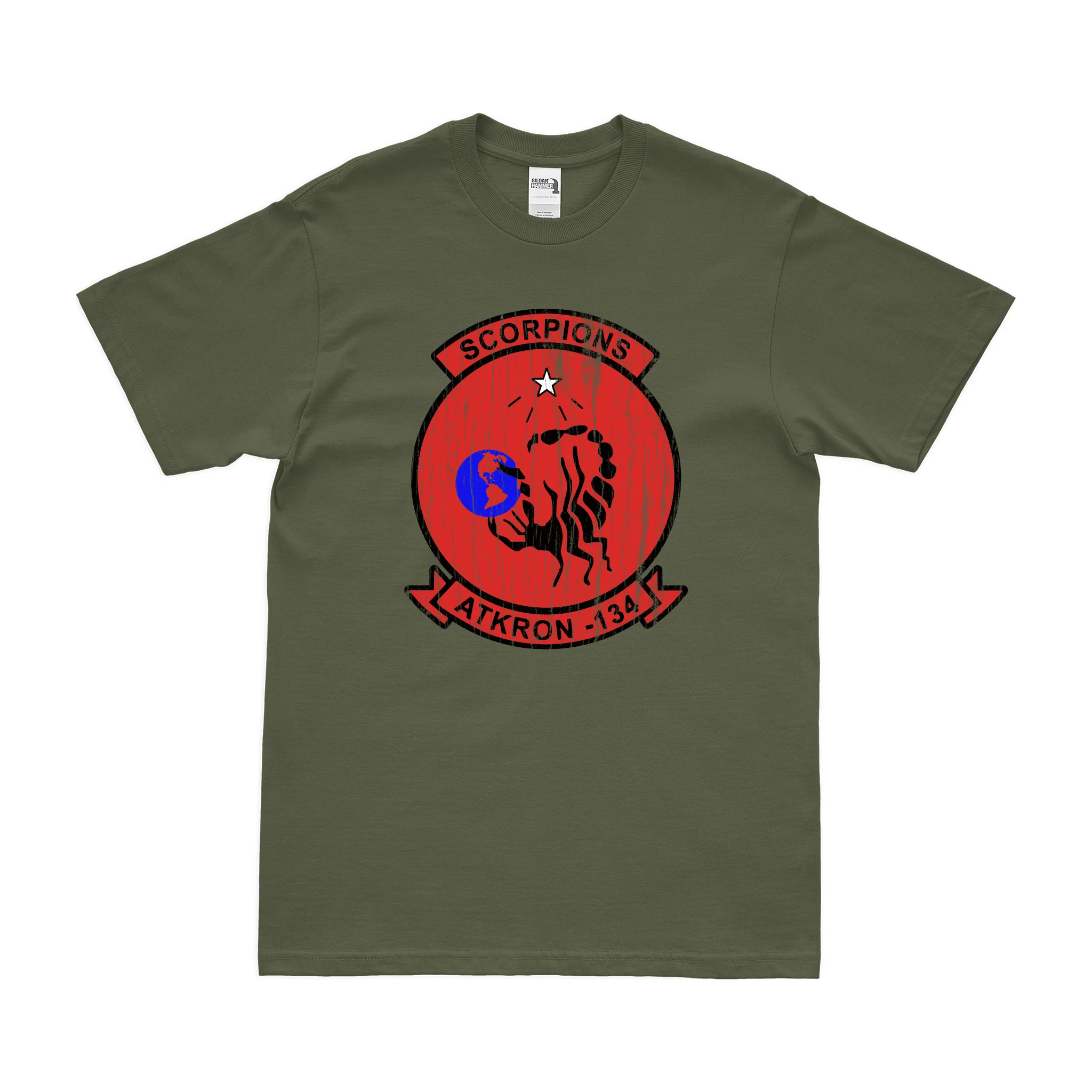 U.S. Navy Fighter Squadron 134 (VF-134) Logo T-Shirt - Image 4