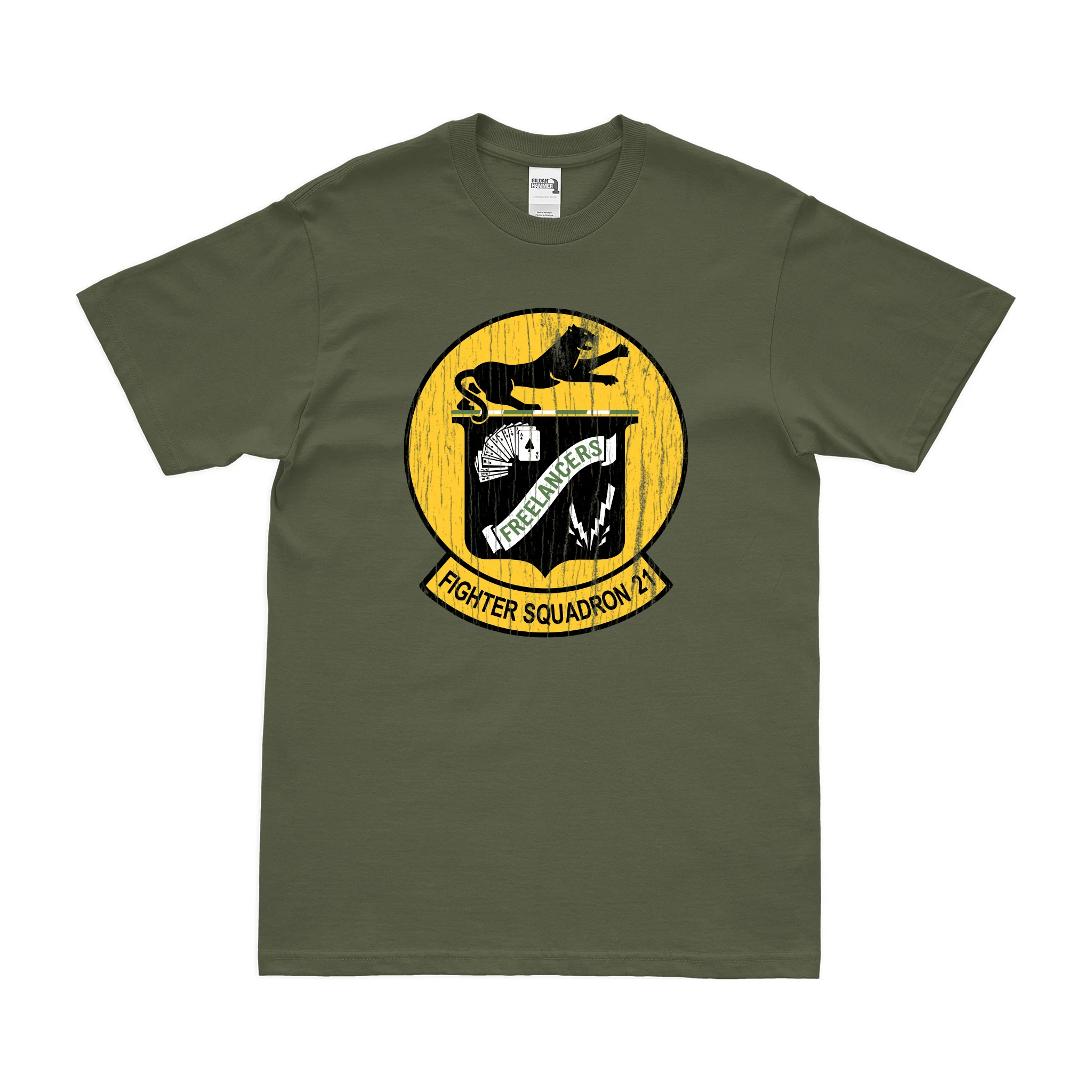 U.S. Navy Fighter Squadron 21 (VF-21) T-Shirt - Image 4