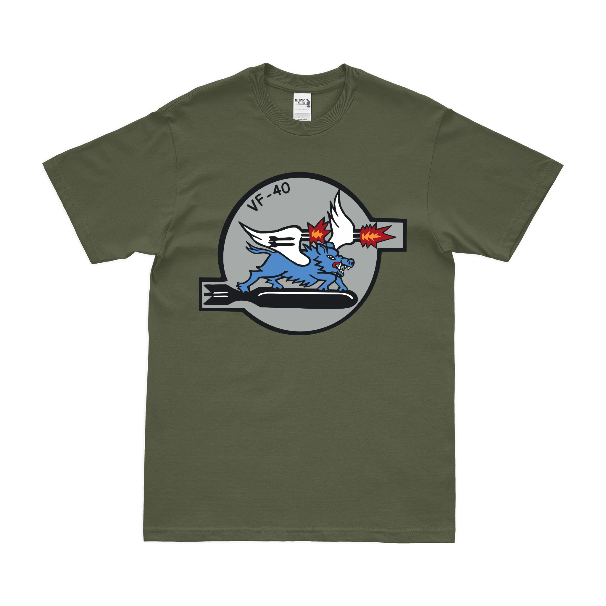 U.S. Navy Fighter Squadron 40 (VF-40) T-Shirt - Image 2