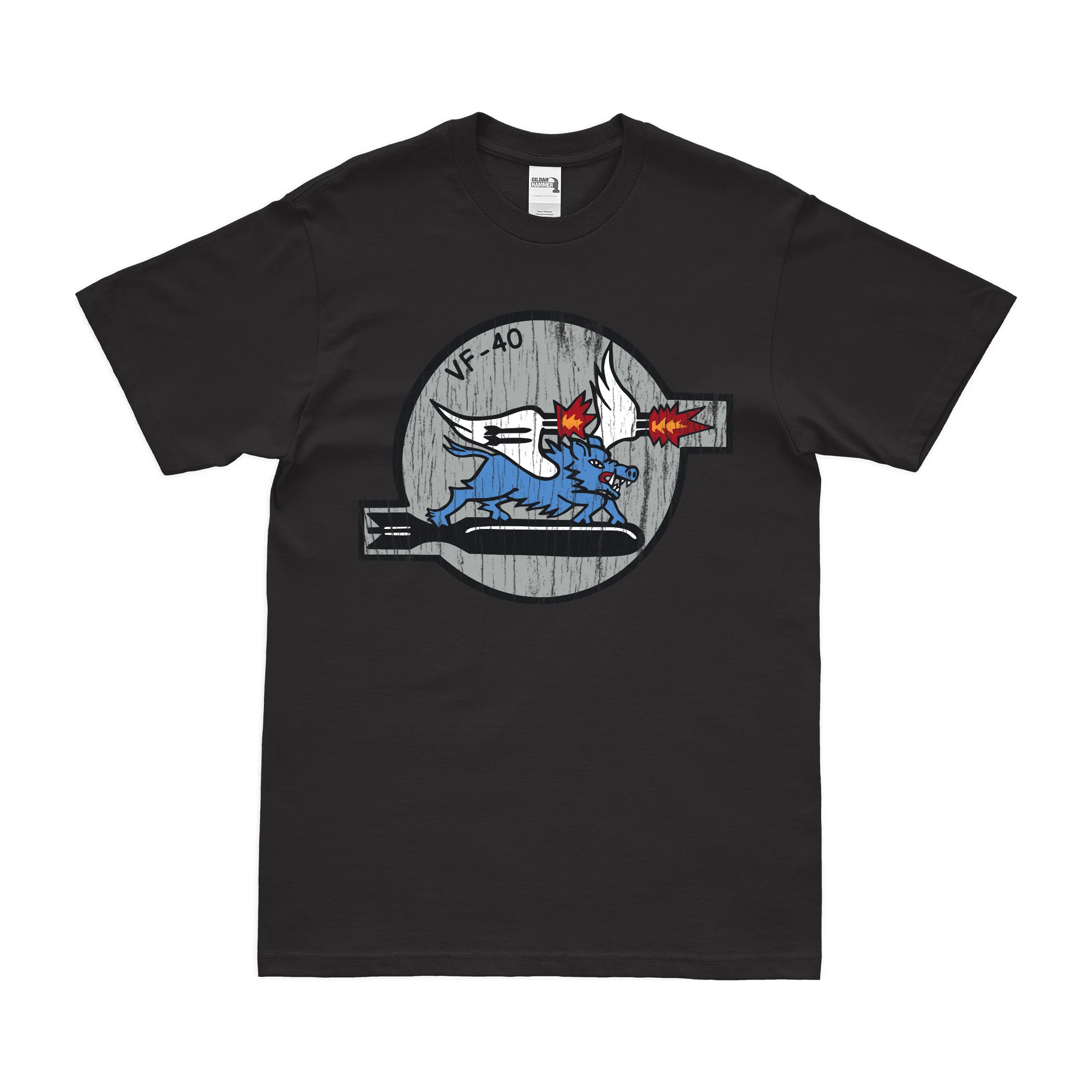 U.S. Navy Fighter Squadron 40 (VF-40) T-Shirt - Image 3