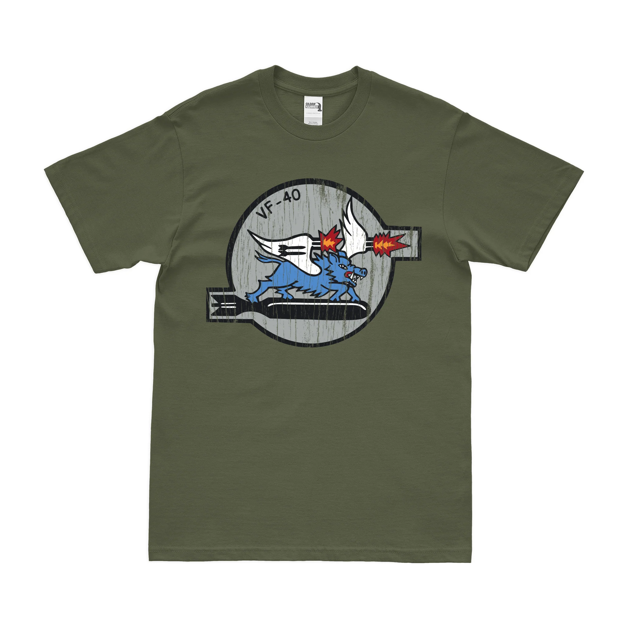 U.S. Navy Fighter Squadron 40 (VF-40) T-Shirt - Image 4