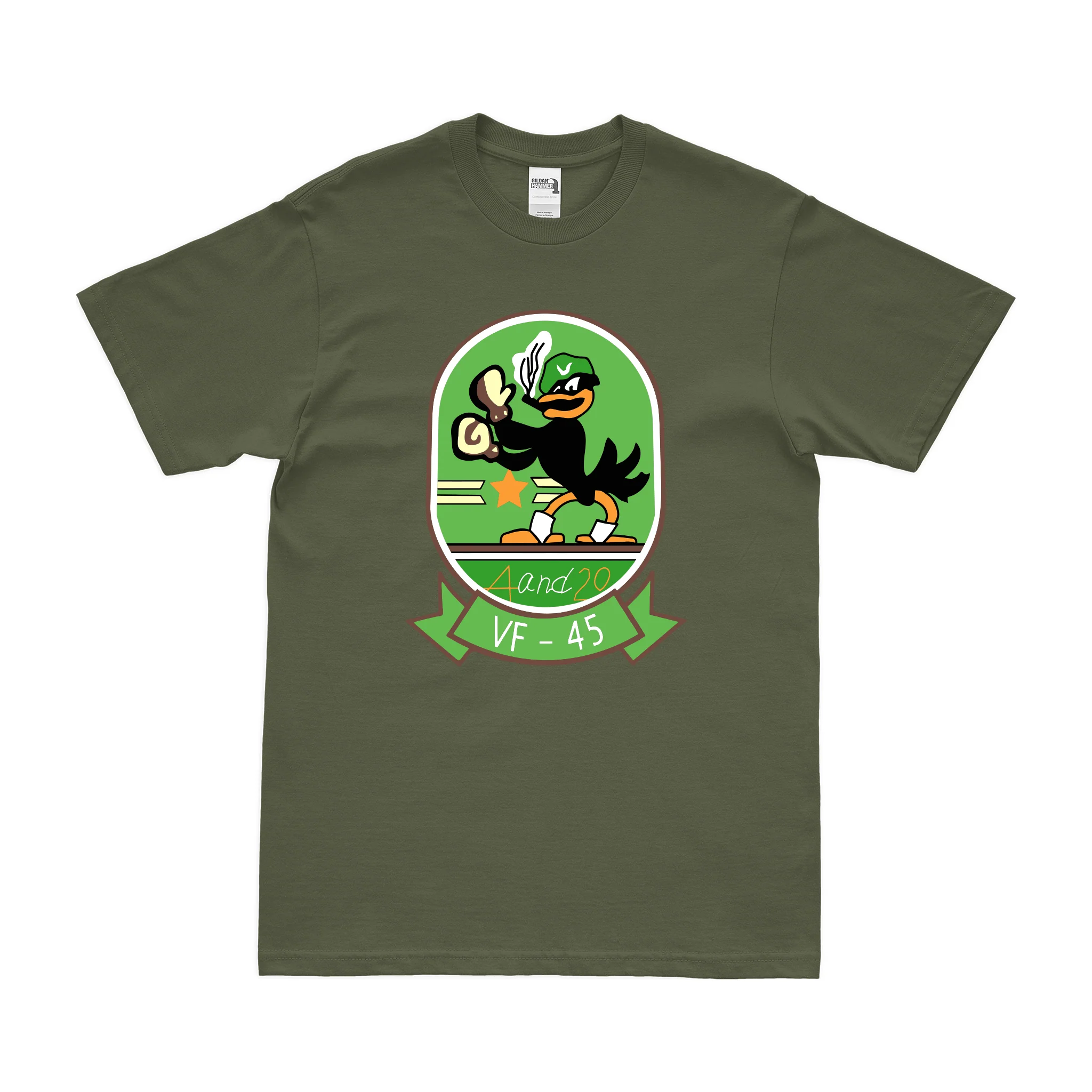 U.S. Navy Fighter Squadron 45 (VF-45) T-Shirt - Image 2