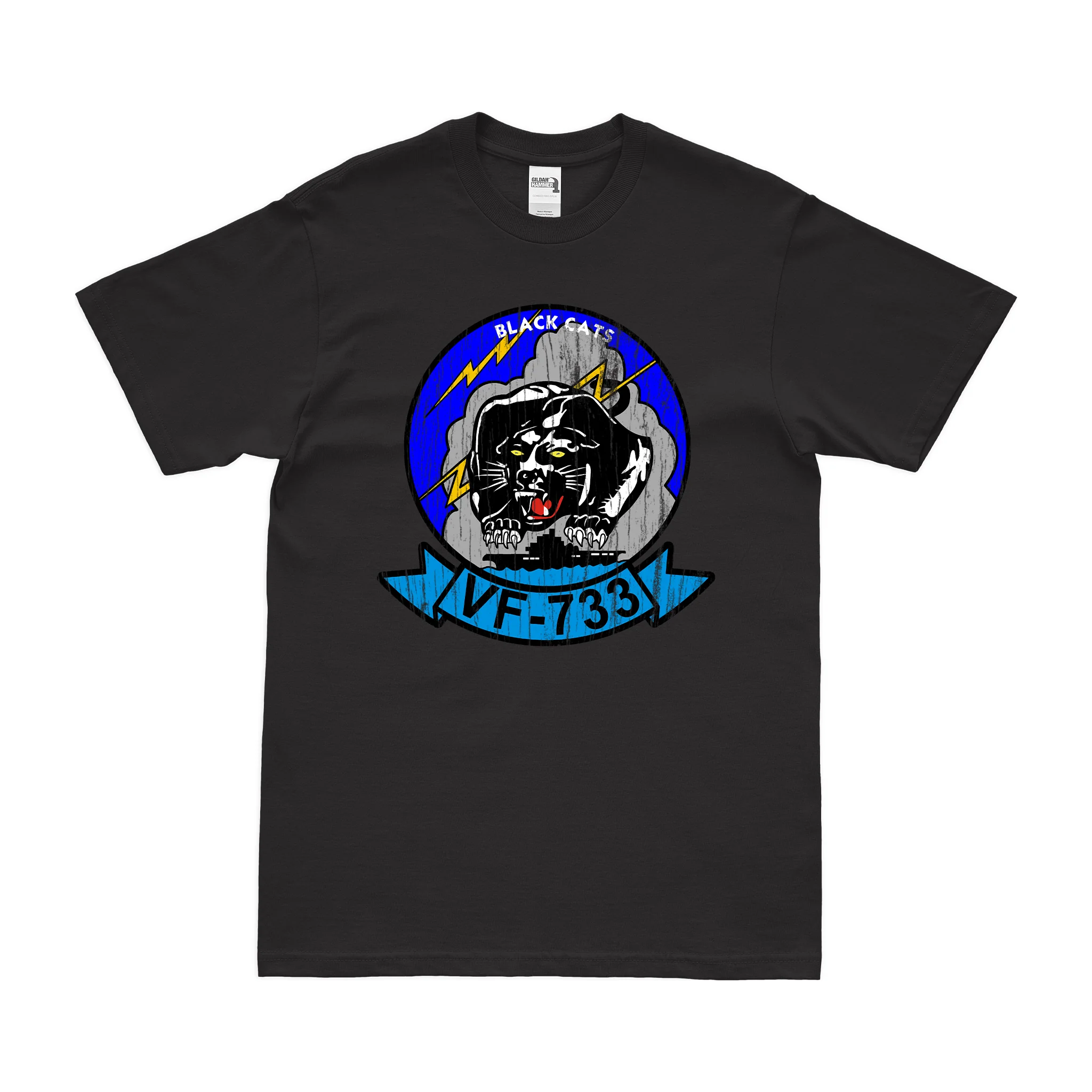 U.S. Navy Fighter Squadron 733 (VF-733) T-Shirt - Image 3