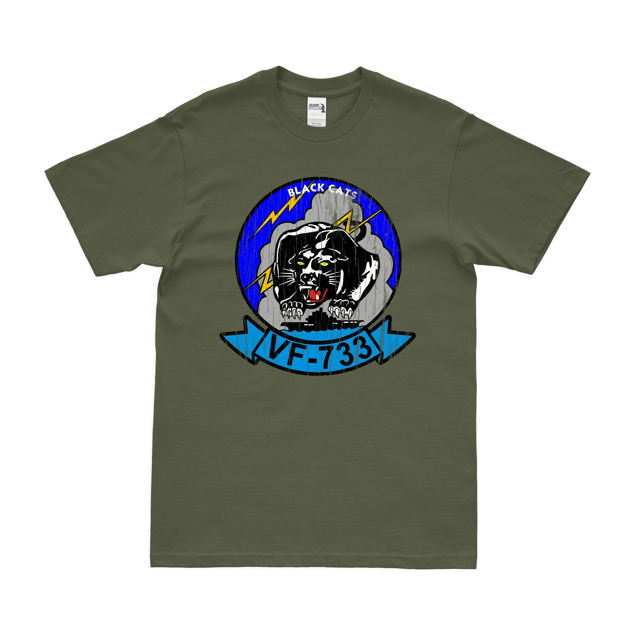 U.S. Navy Fighter Squadron 733 (VF-733) T-Shirt - Image 4
