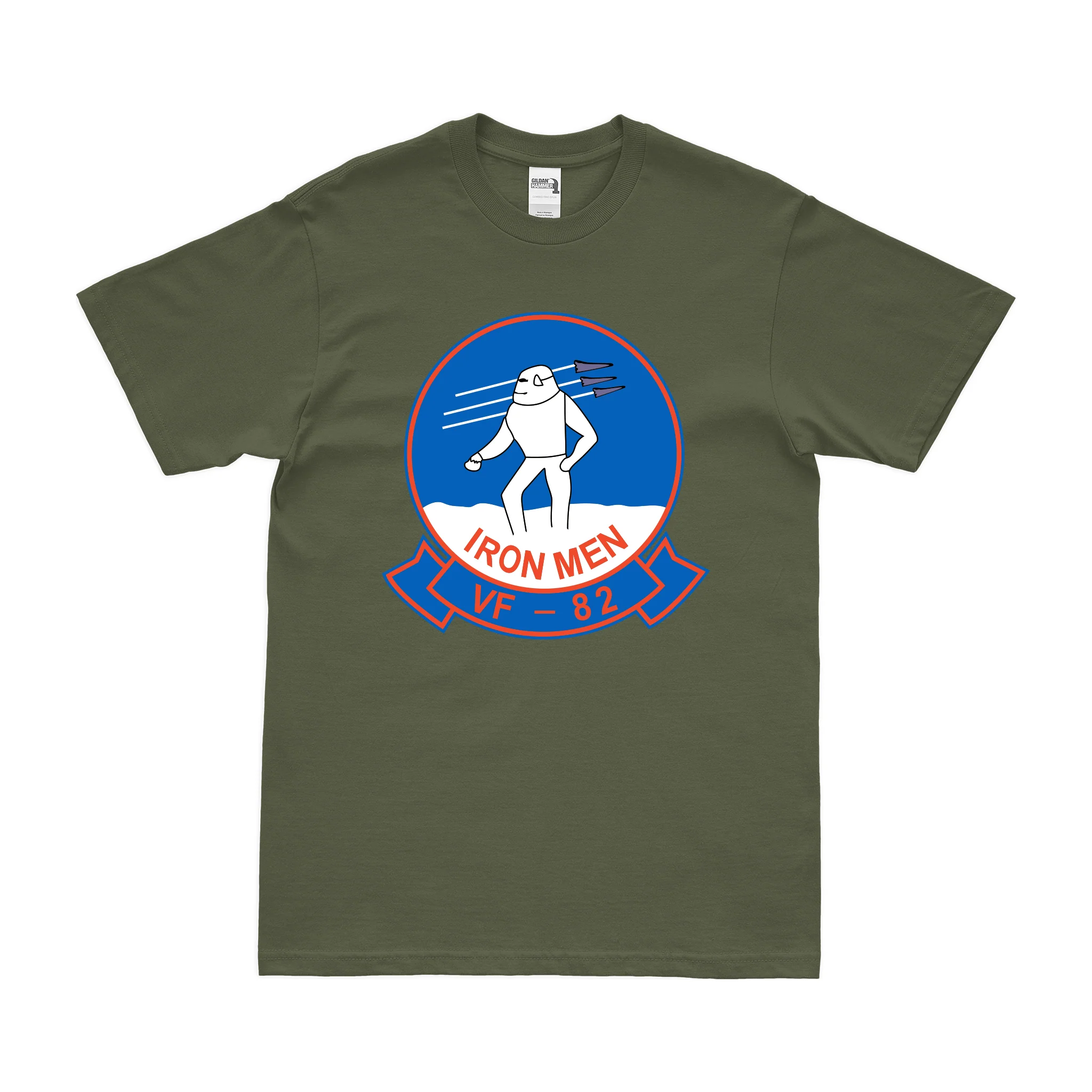 U.S. Navy Fighter Squadron 82 (VF-82) Logo T-Shirt - Image 2