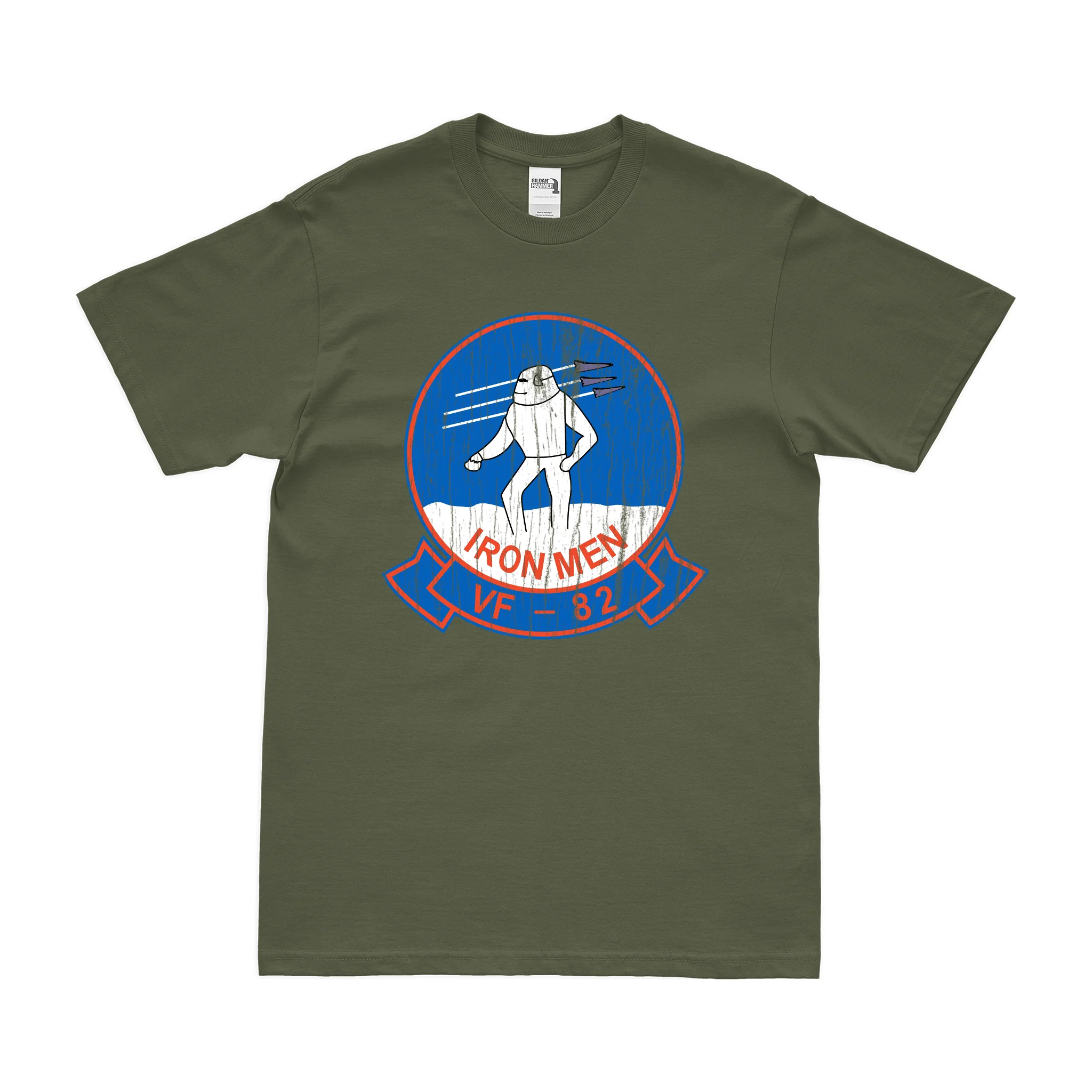 U.S. Navy Fighter Squadron 82 (VF-82) Logo T-Shirt - Image 4