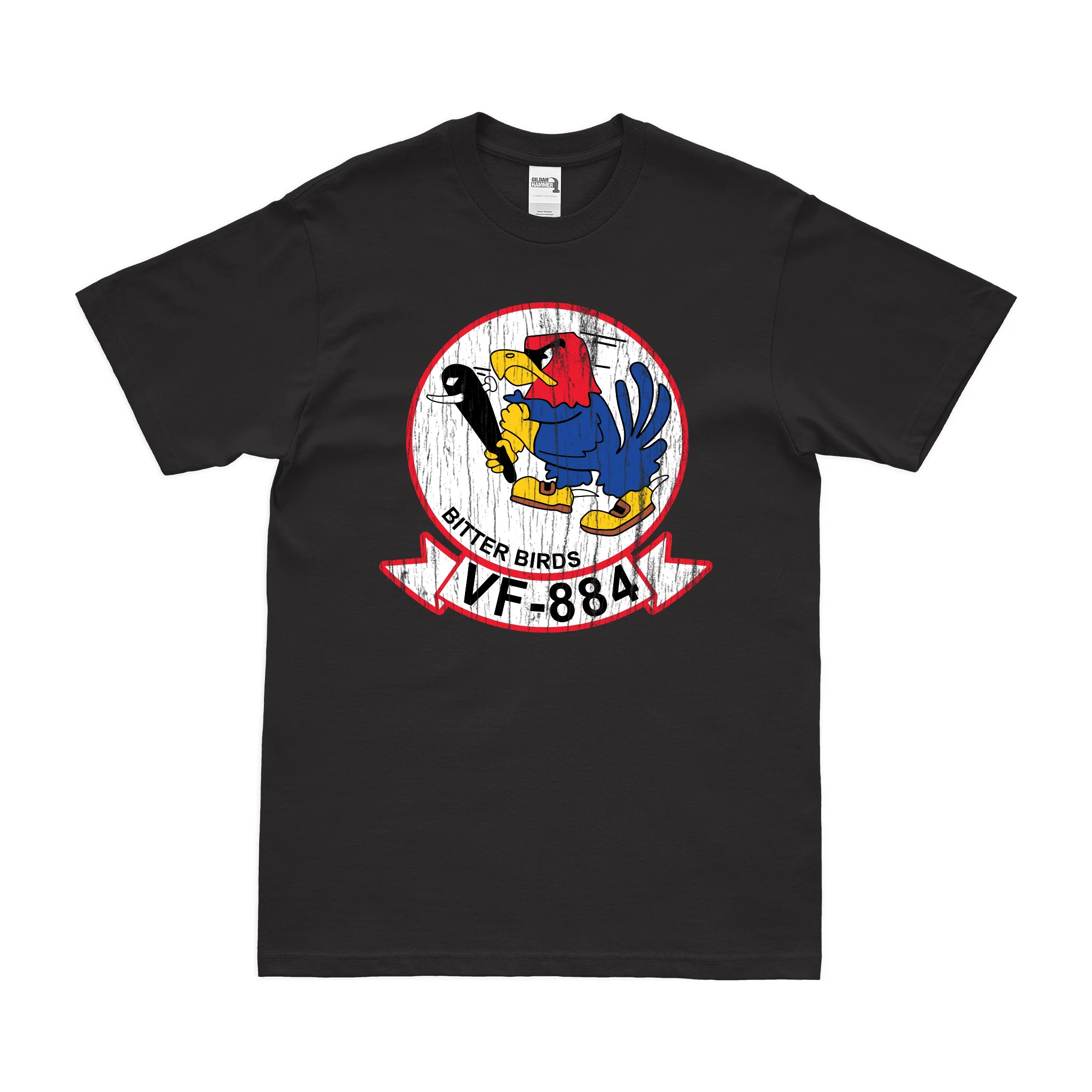 U.S. Navy Fighter Squadron 884 (VF-884) T-Shirt - Image 3