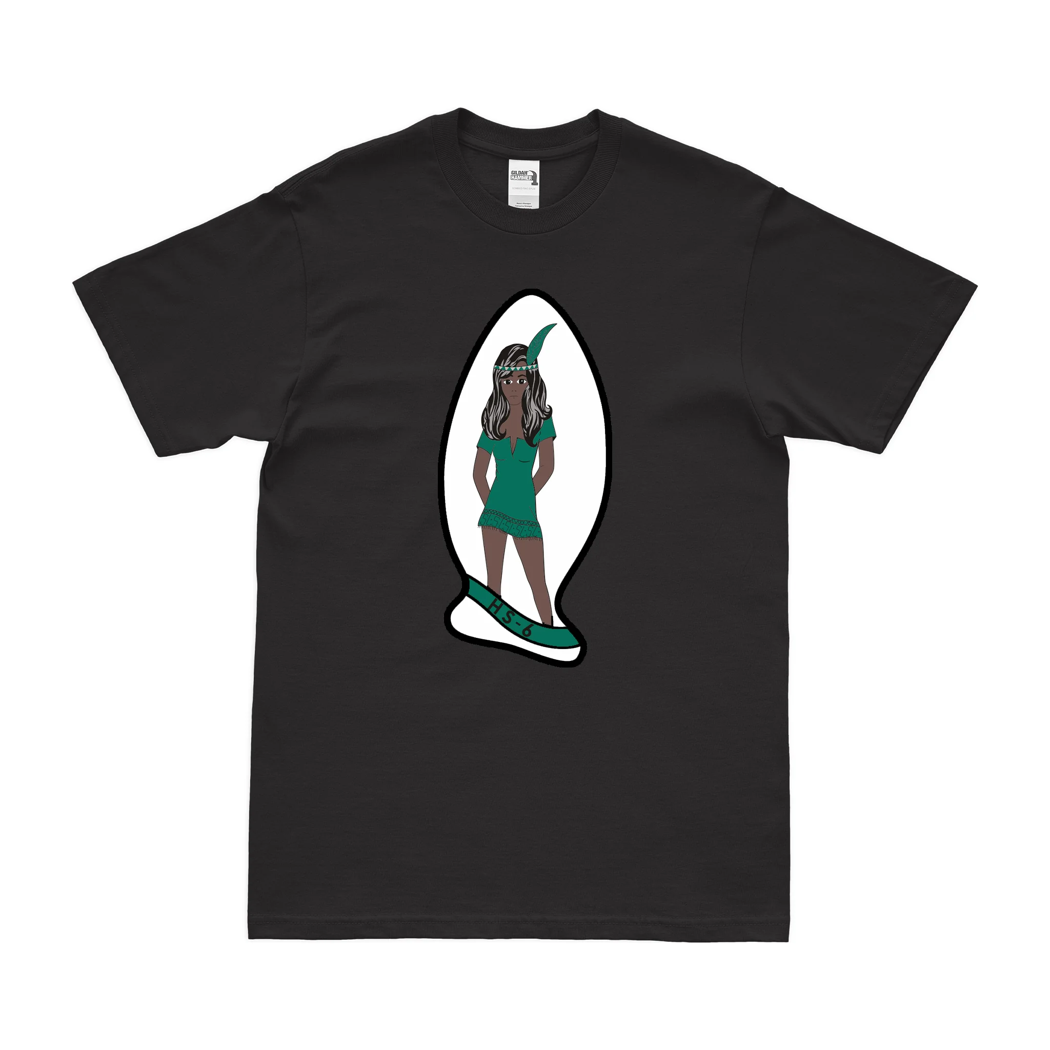 U.S. Navy HS-6 Logo Emblem T-Shirt