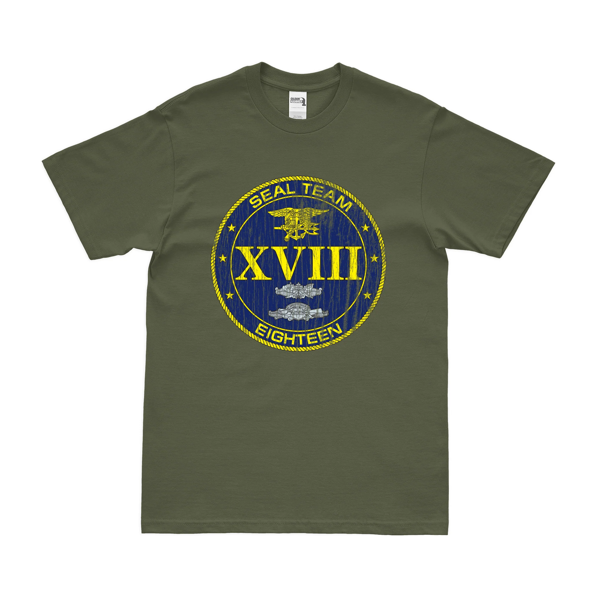 U.S. Navy SEAL Team 18 Emblem T-Shirt - Image 4