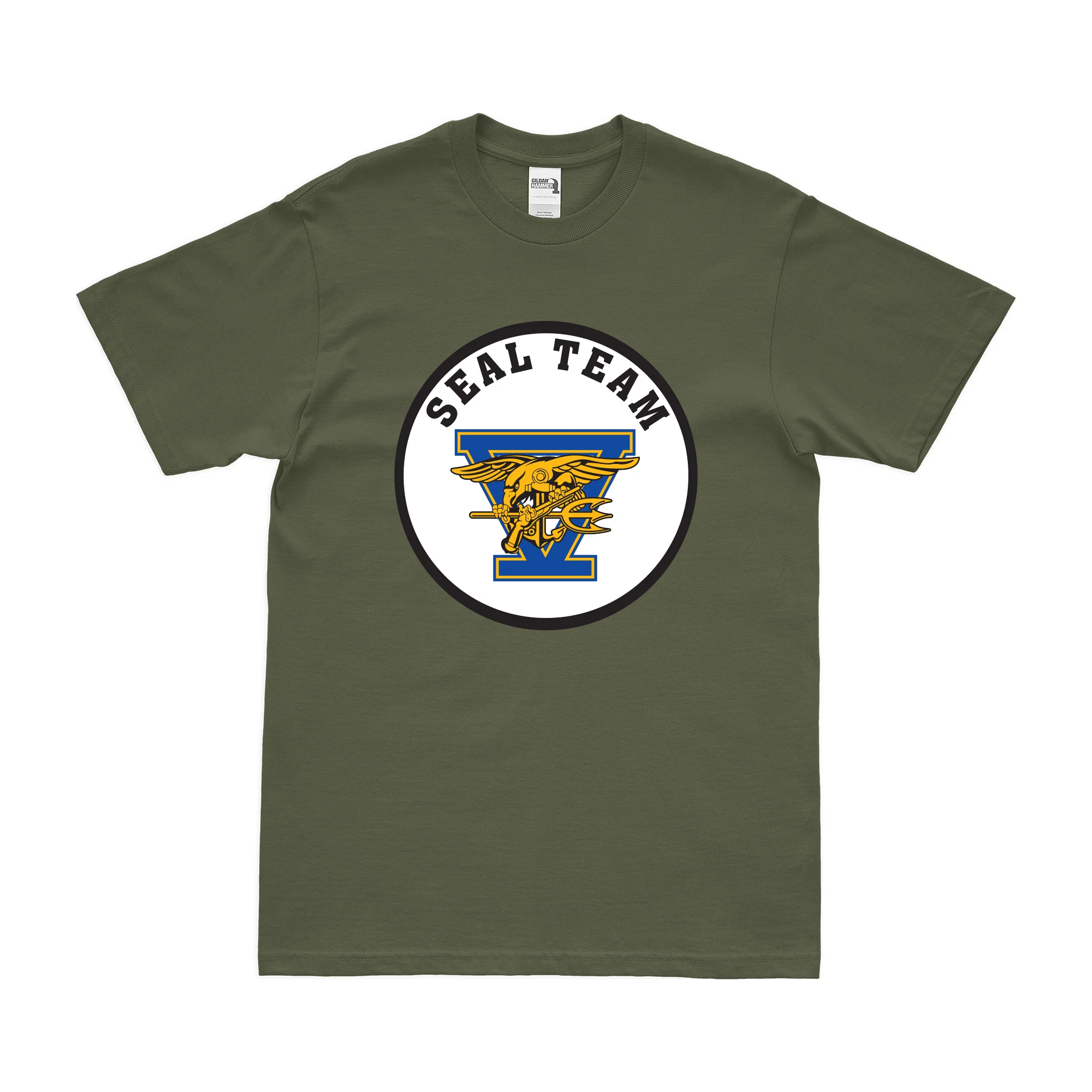 U.S. Navy SEAL Team 5 Emblem T-Shirt - Image 2
