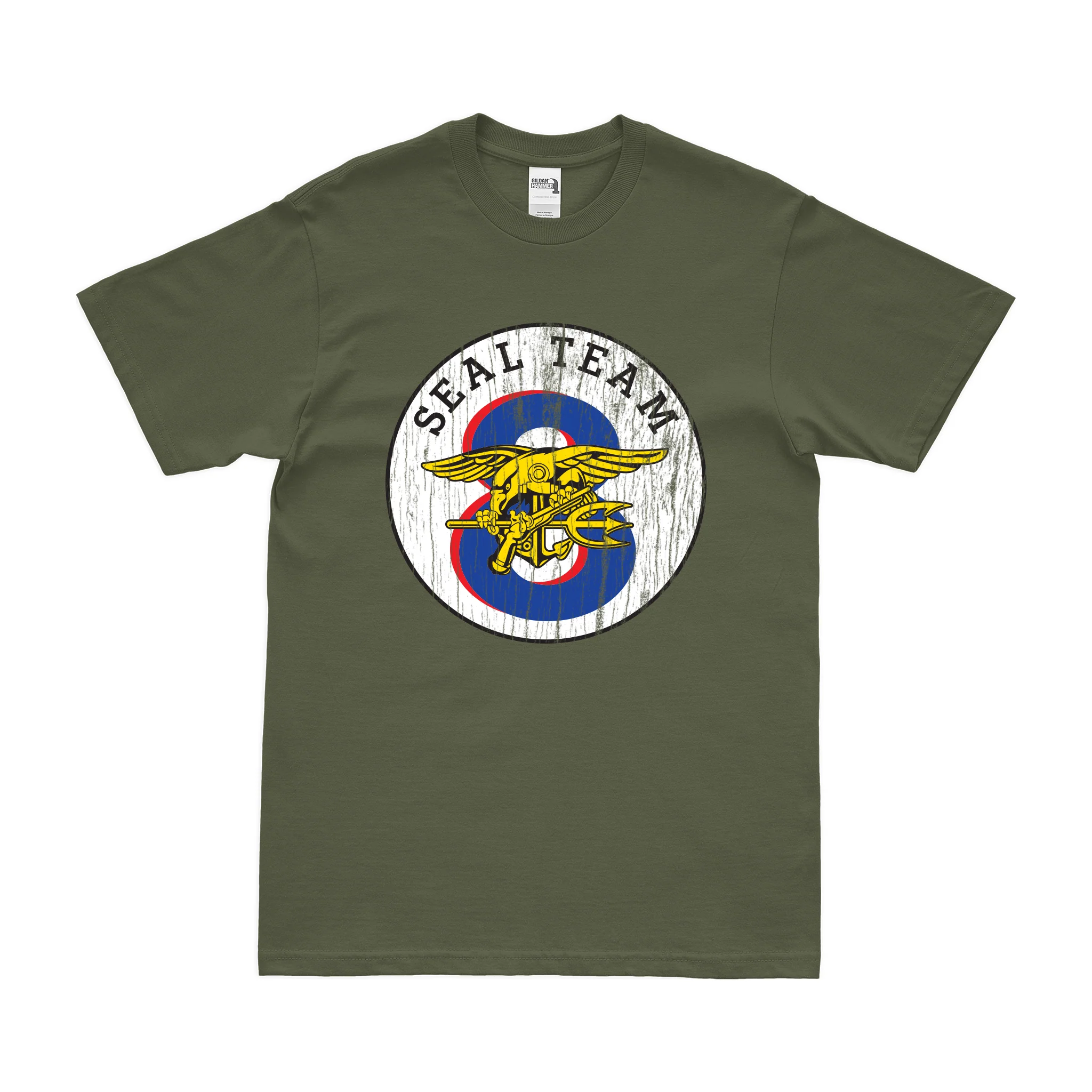 U.S. Navy SEAL Team 8 Emblem T-Shirt - Image 4