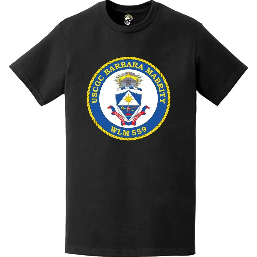 USCGC Barbara Mabrity (WLM-559) Ship's Crest Emblem Logo T-Shirt