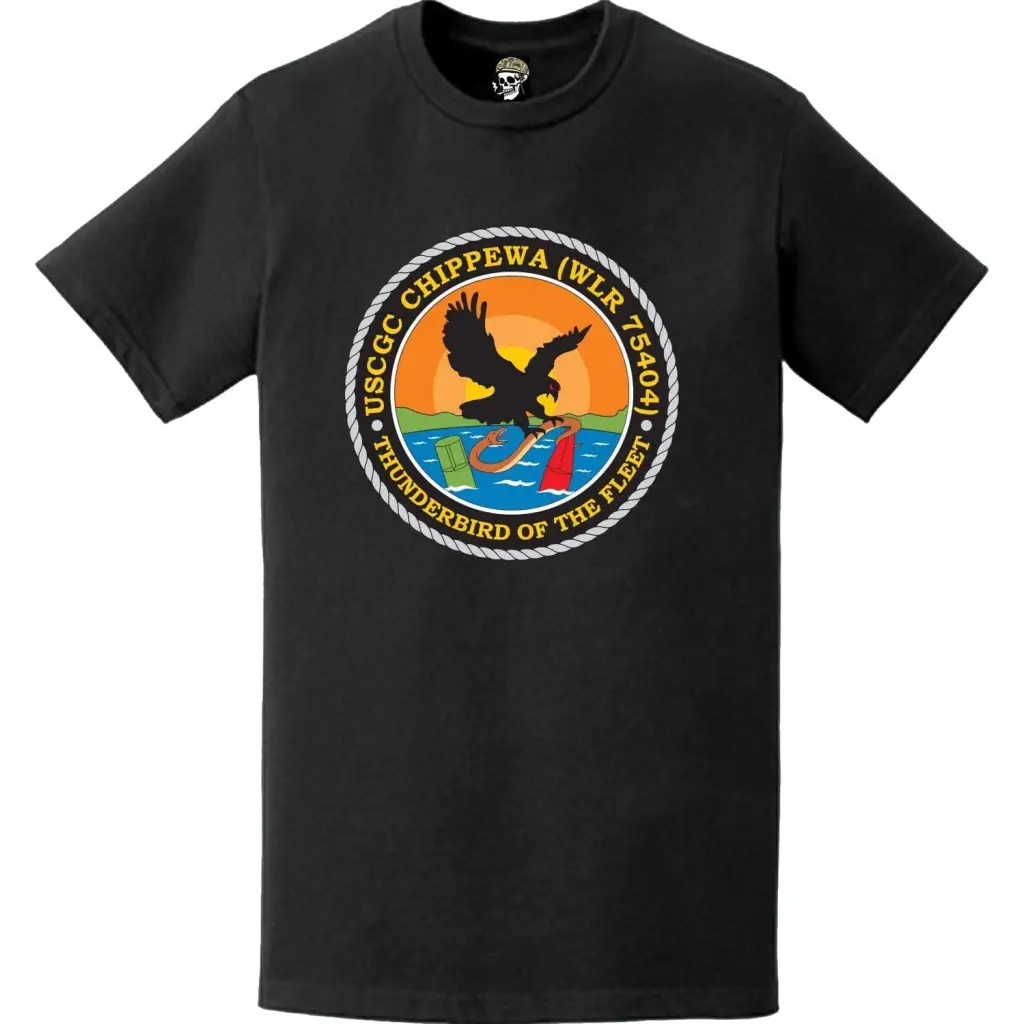 USCGC Chippewa (WLR-75404) Ship's Crest Emblem Logo T-Shirt