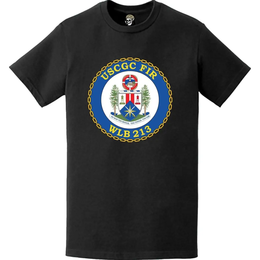 USCGC Fir (WLB-213) Ship's Crest Emblem Logo T-Shirt