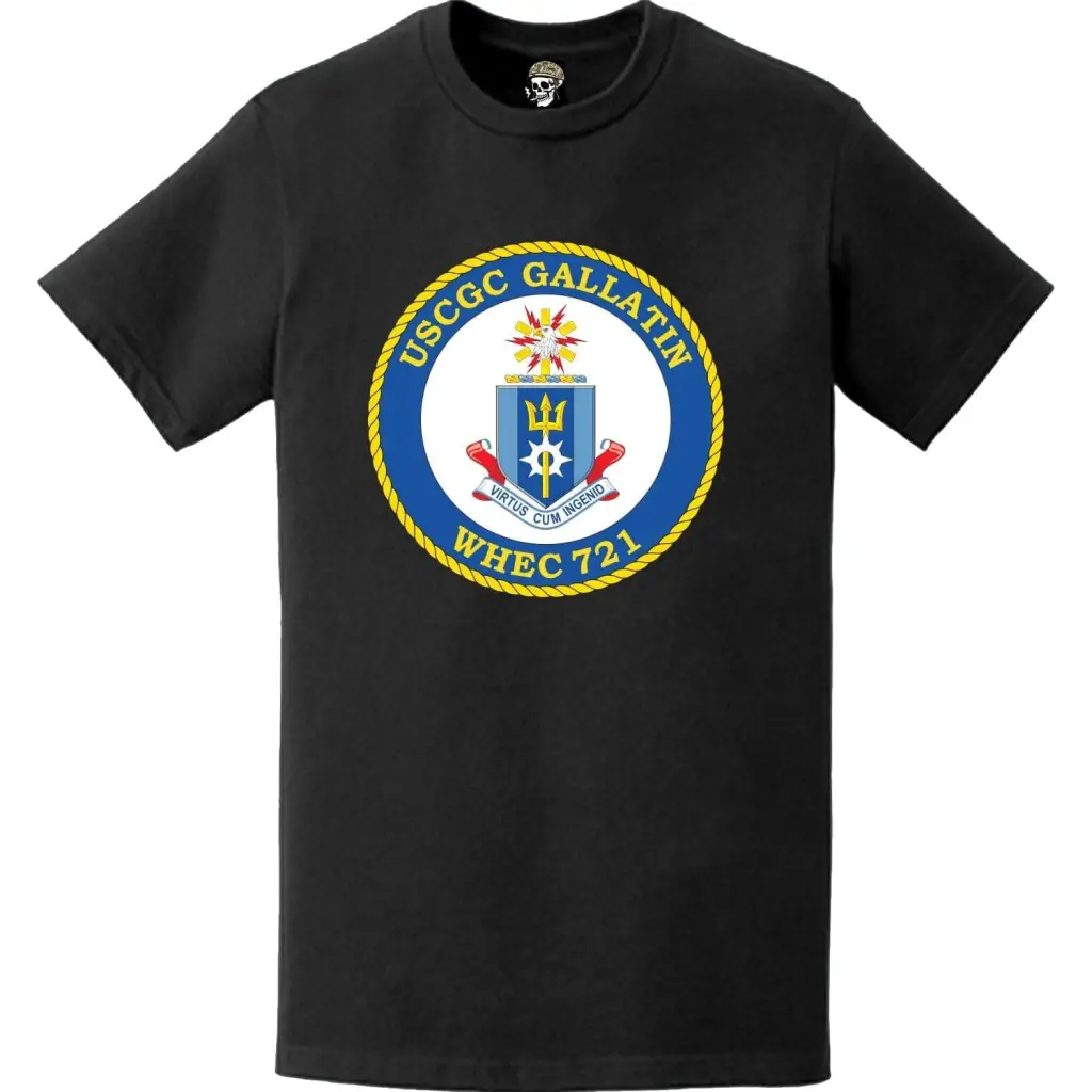 USCGC Gallatin (WLB-721) Ship's Crest Emblem Logo T-Shirt