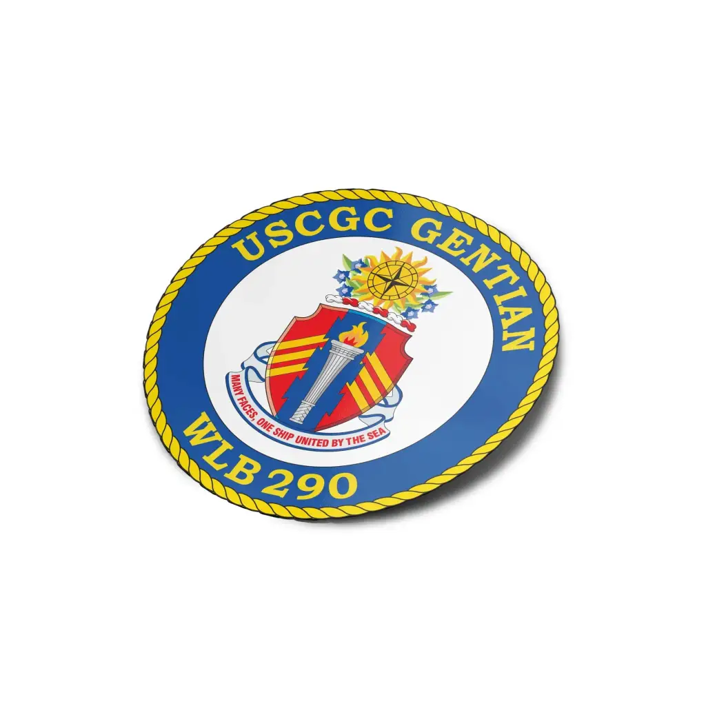 USCGC Gentian (WLB-290) Die-Cut Vinyl Sticker Decal
