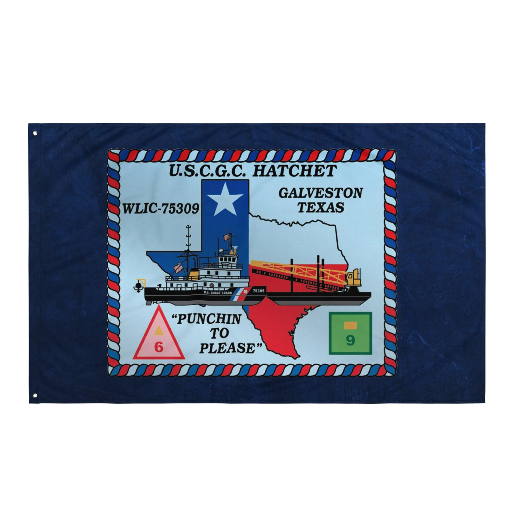 USCGC Hatchet (WLIC-75309) Flag - Image 4