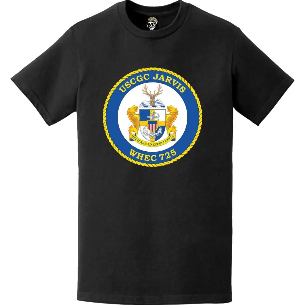 USCGC Jarvis (WHEC-725) Ship's Crest Emblem Logo T-Shirt