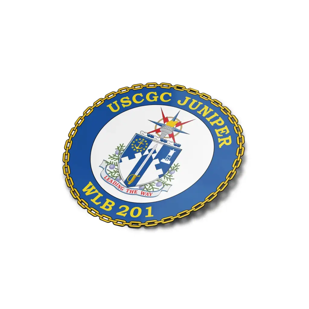 USCGC Juniper (WLB-201) Die-Cut Vinyl Sticker Decal