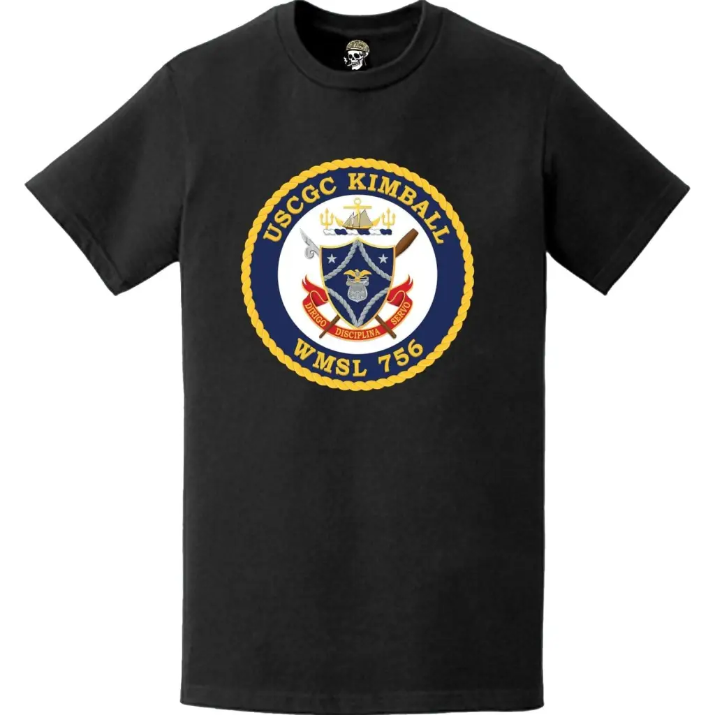 USCGC Kimball (WMSL-756) Ship's Crest Emblem Logo T-Shirt