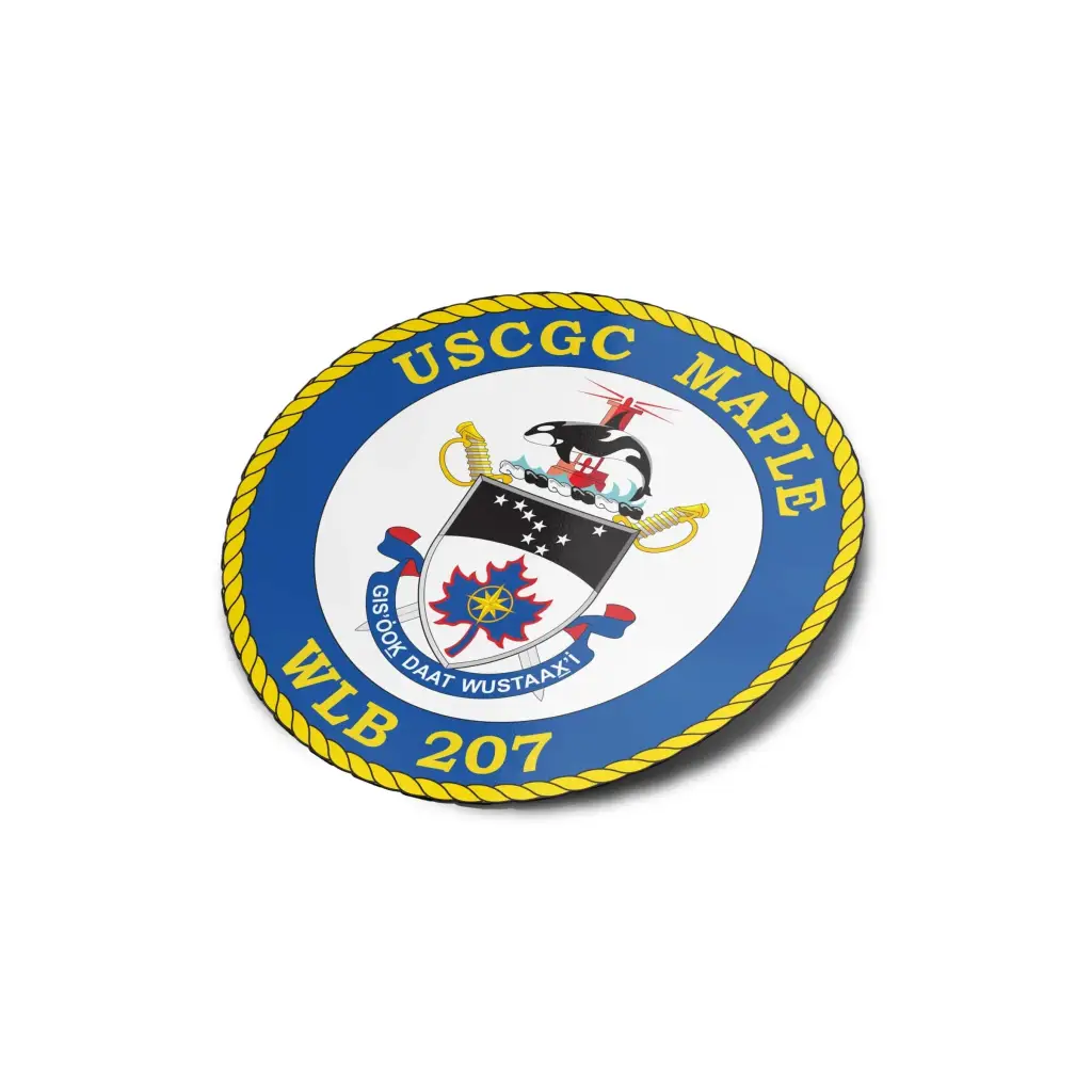 USCGC Maple (WLB-207) Die-Cut Vinyl Sticker Decal