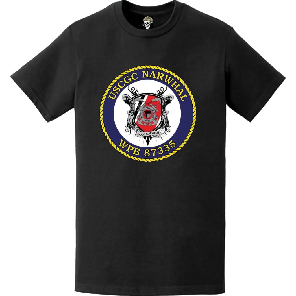 USCGC Narwhal (WPB-87335) Ship's Crest Emblem Logo T-Shirt