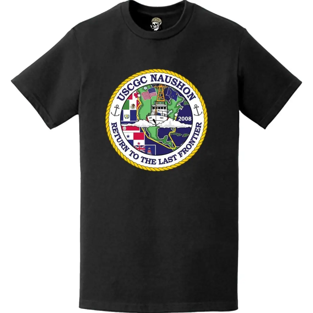 USCGC Naushon (WPB-1311) Ship's Crest Emblem Logo T-Shirt