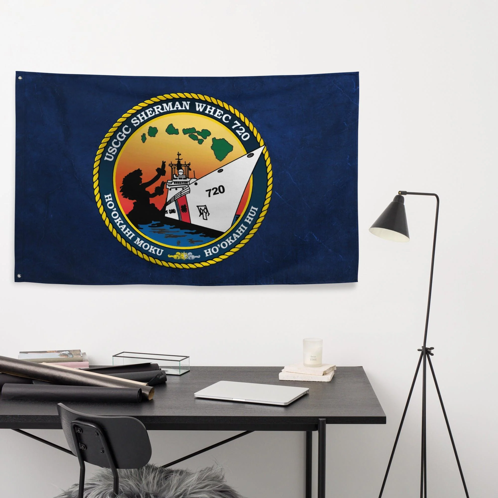 USCGC Sherman (WHEC-720) Flag - Image 2