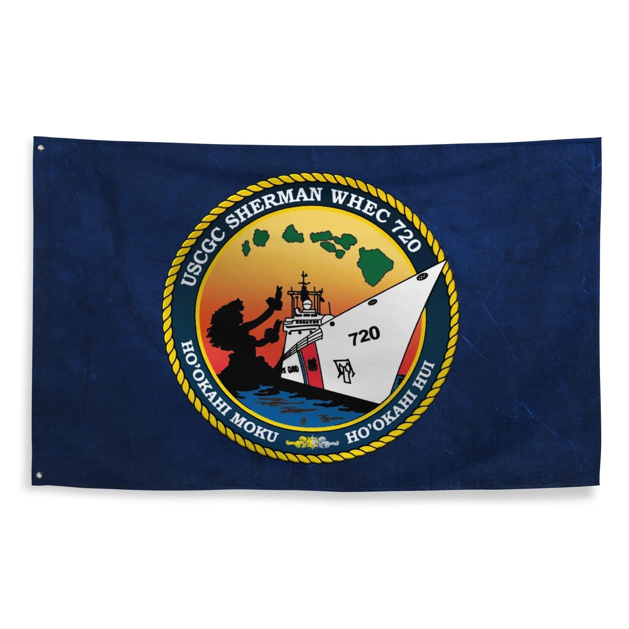 USCGC Sherman (WHEC-720) Flag - Image 3
