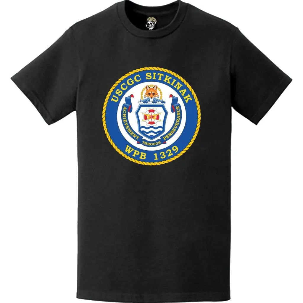 USCGC Sitkinak (WPB-1329) Ship's Crest Emblem Logo T-Shirt