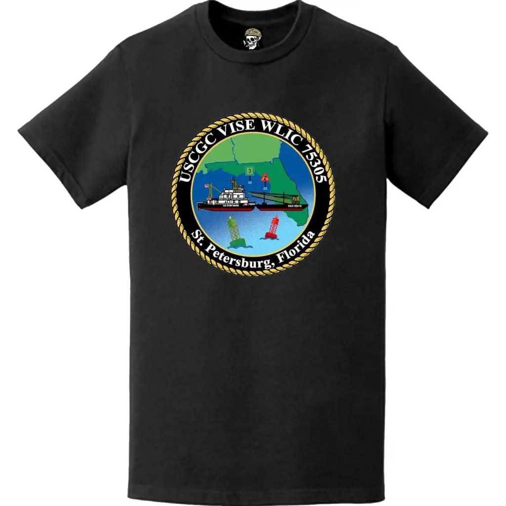 USCGC Vise (WLIC-75305) Ship's Crest Emblem Logo T-Shirt