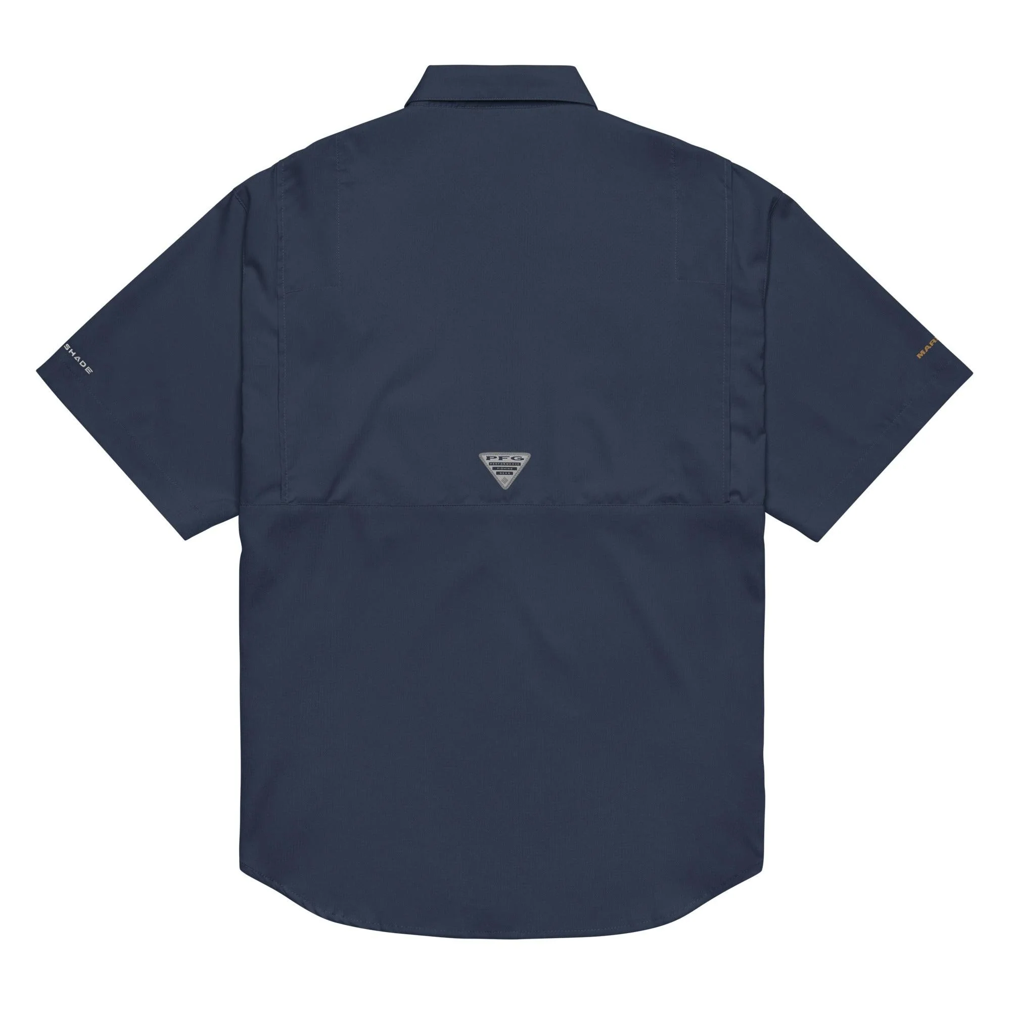 USMC EGA Embroidered Men's Columbia® Short Sleeve Shirt - Image 4